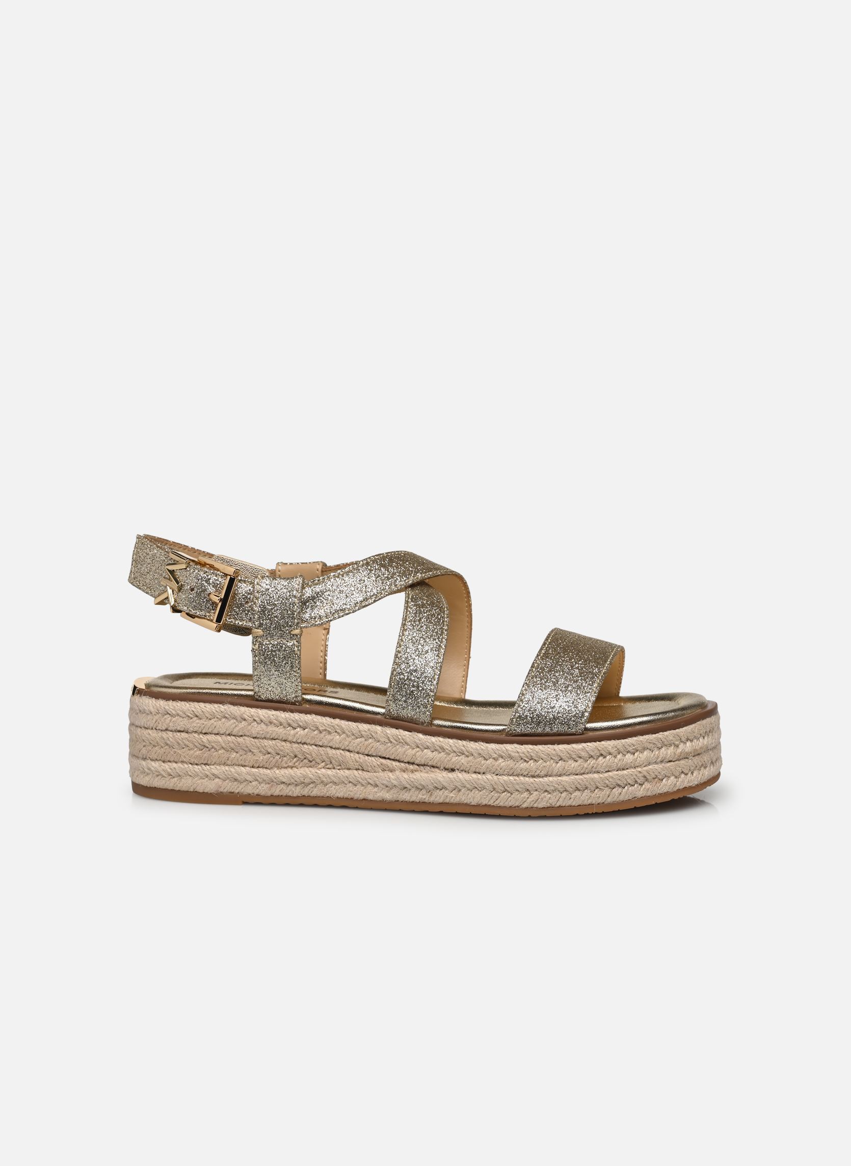 Sandali con zeppa e plateau LYNN ESPADRILLE SANDAL donna oro e bronzo Michael Michael Kors Sandali con zeppa e plateau LYNN ESPADRILLE SANDAL donna oro e bronzo Pale Gold