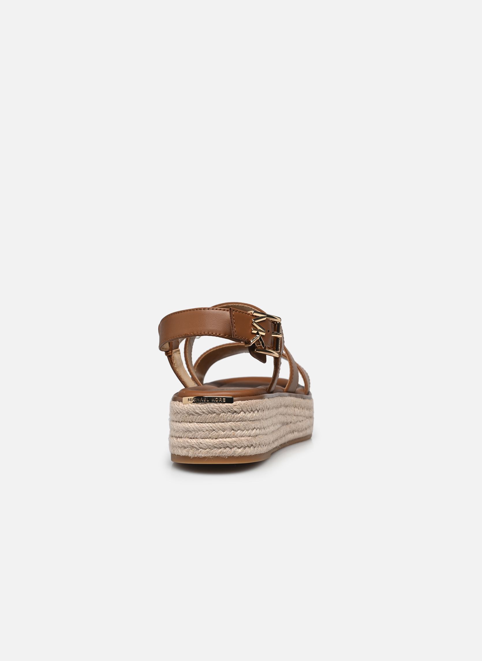 Sandales compensées et plateformes LYNN ESPADRILLE SANDAL femme marron Michael Michael Kors Sandales compensées et plateformes LYNN ESPADRILLE SANDAL femme marron Luggage