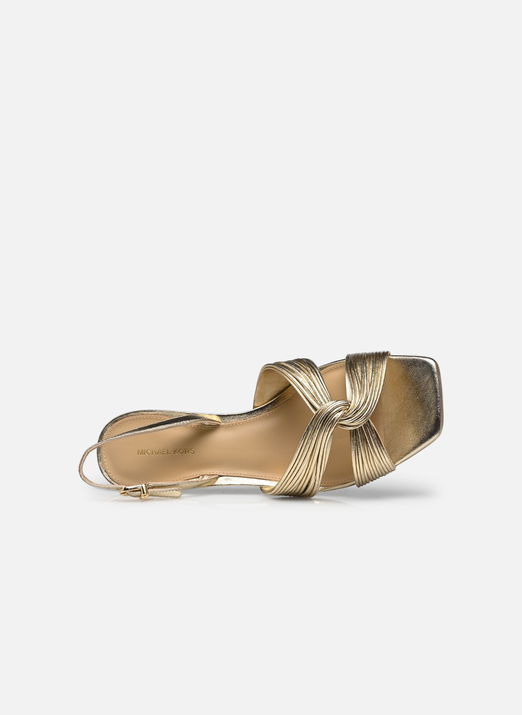 Sandalen ALESSIA KITTEN SANDAL dames goud en brons Michael Michael Kors Sandalen ALESSIA KITTEN SANDAL dames goud en brons Pale Gold