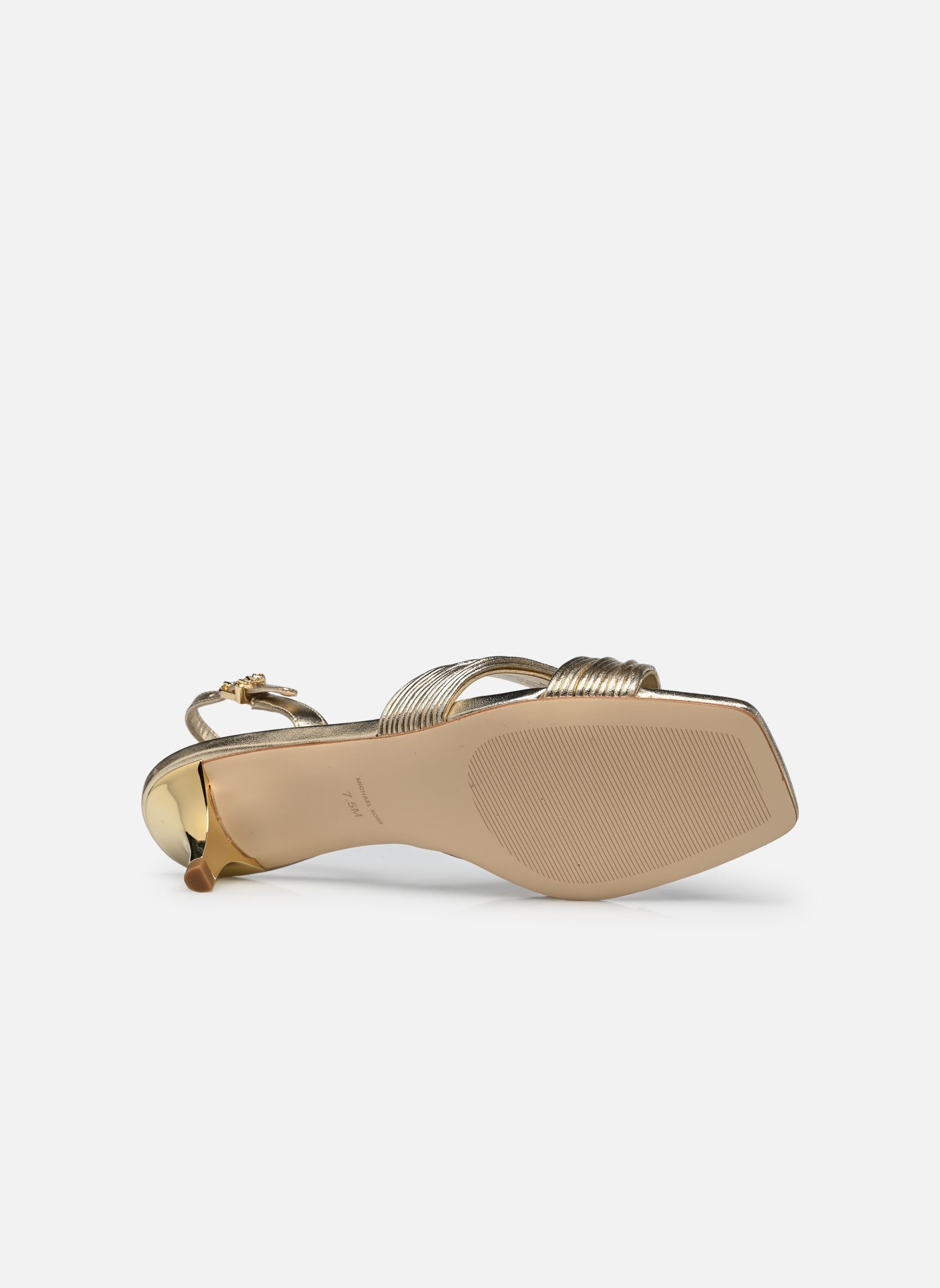 Sandalen ALESSIA KITTEN SANDAL dames goud en brons Michael Michael Kors Sandalen ALESSIA KITTEN SANDAL dames goud en brons Pale Gold