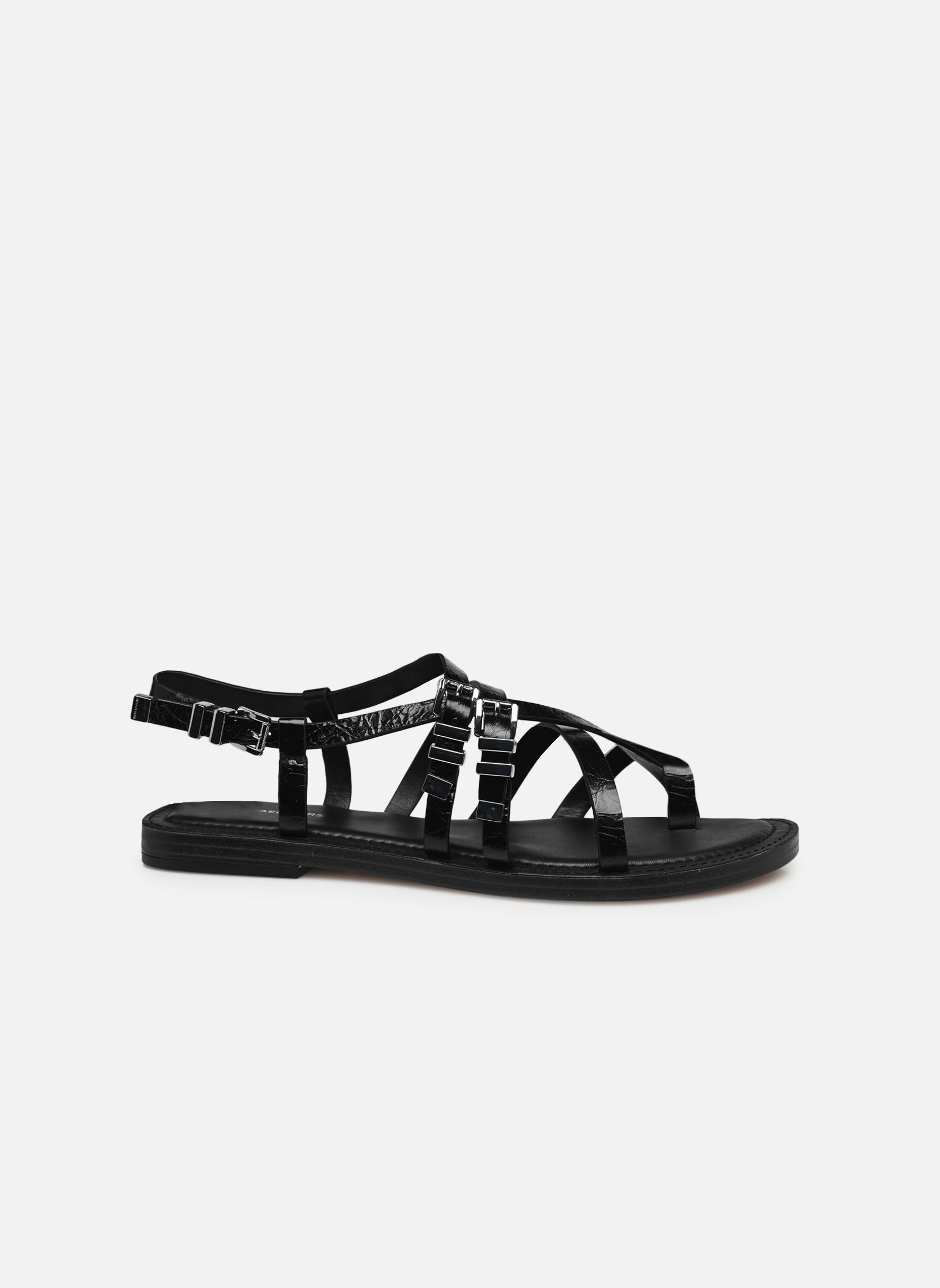 Flache Sandalen DARRINGTON FLAT SANDAL damen schwarz Michael Michael Kors Flache Sandalen DARRINGTON FLAT SANDAL damen schwarz Black