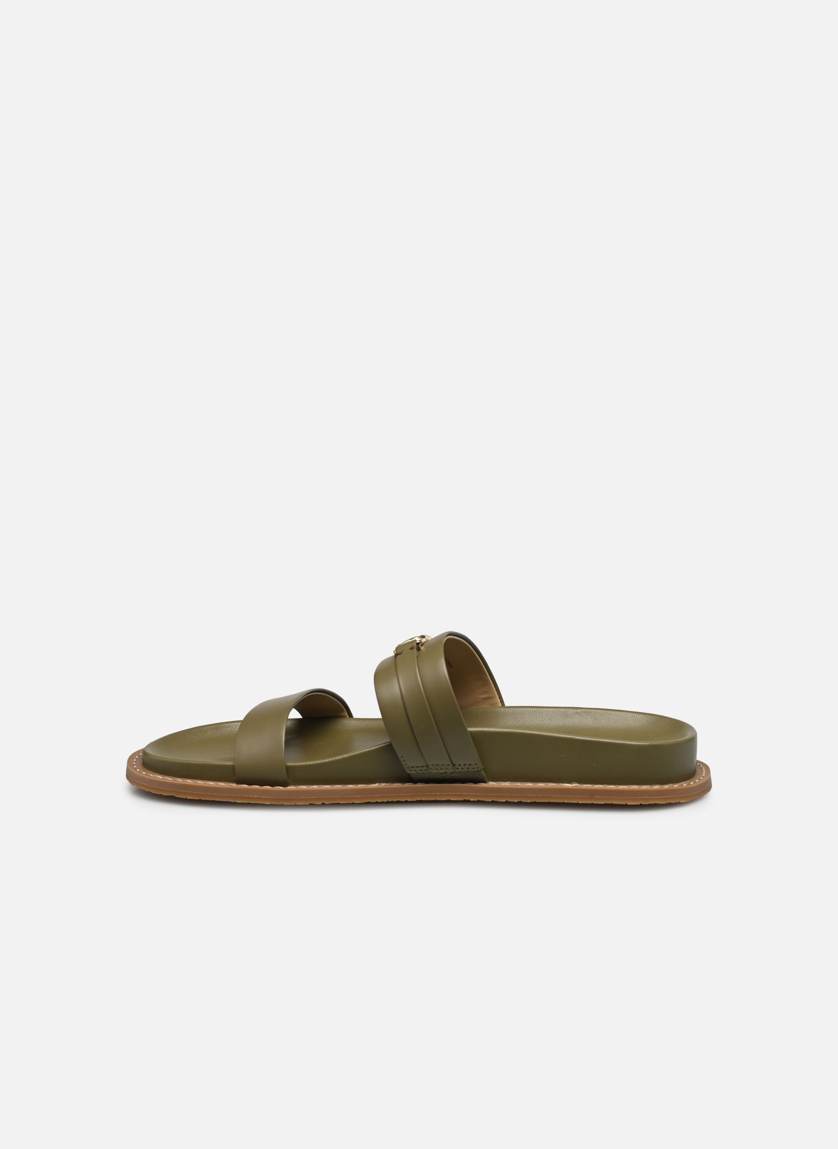 Mules et sabots MANDY FLAT SANDAL femme vert Michael Michael Kors Mules et sabots MANDY FLAT SANDAL femme vert Safari Green