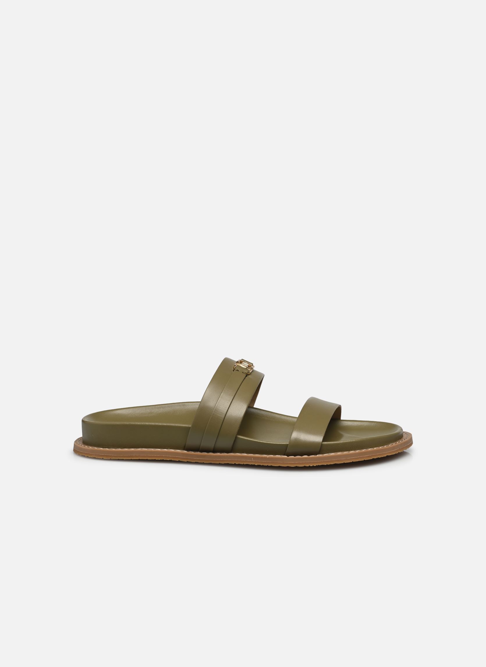 Mules et sabots MANDY FLAT SANDAL femme vert Michael Michael Kors Mules et sabots MANDY FLAT SANDAL femme vert Safari Green