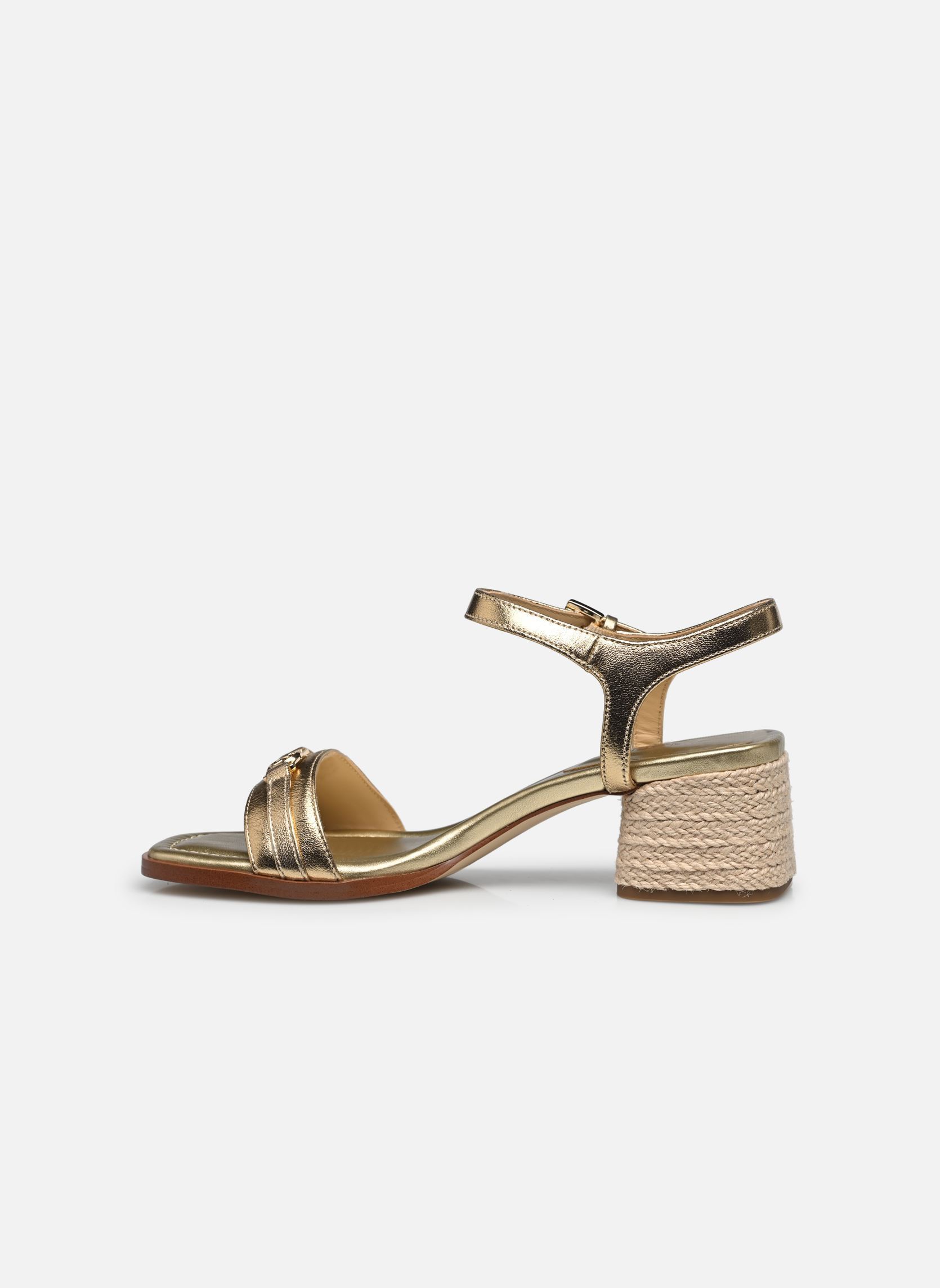 Sandales MANDY MID SANDAL femme or et bronze Michael Michael Kors Sandales MANDY MID SANDAL femme or et bronze Pale Gold