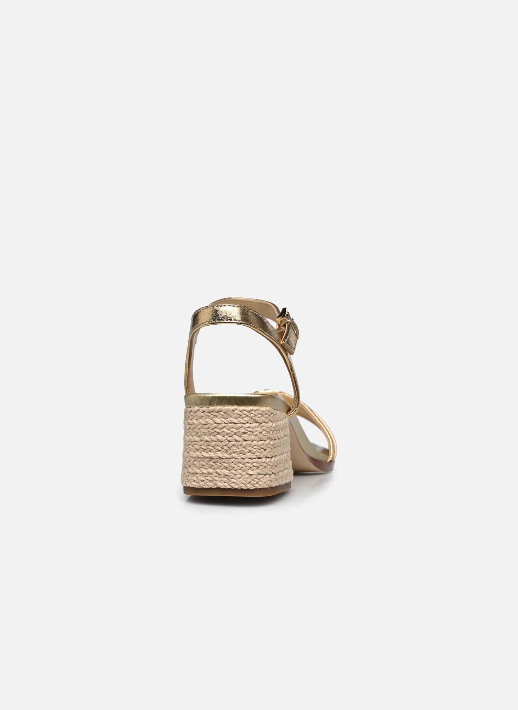 Sandales MANDY MID SANDAL femme or et bronze Michael Michael Kors Sandales MANDY MID SANDAL femme or et bronze Pale Gold