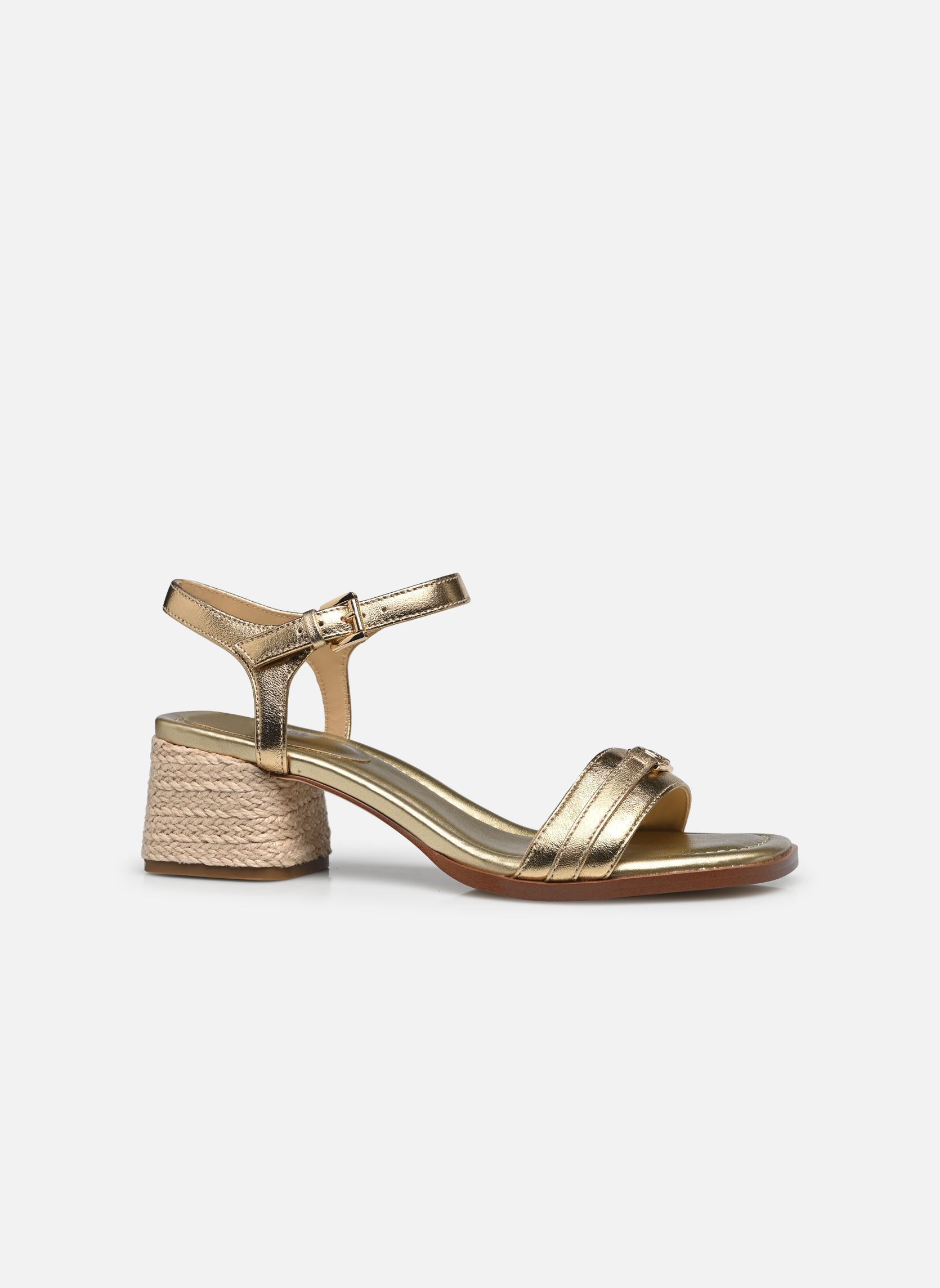 Sandales MANDY MID SANDAL femme or et bronze Michael Michael Kors Sandales MANDY MID SANDAL femme or et bronze Pale Gold