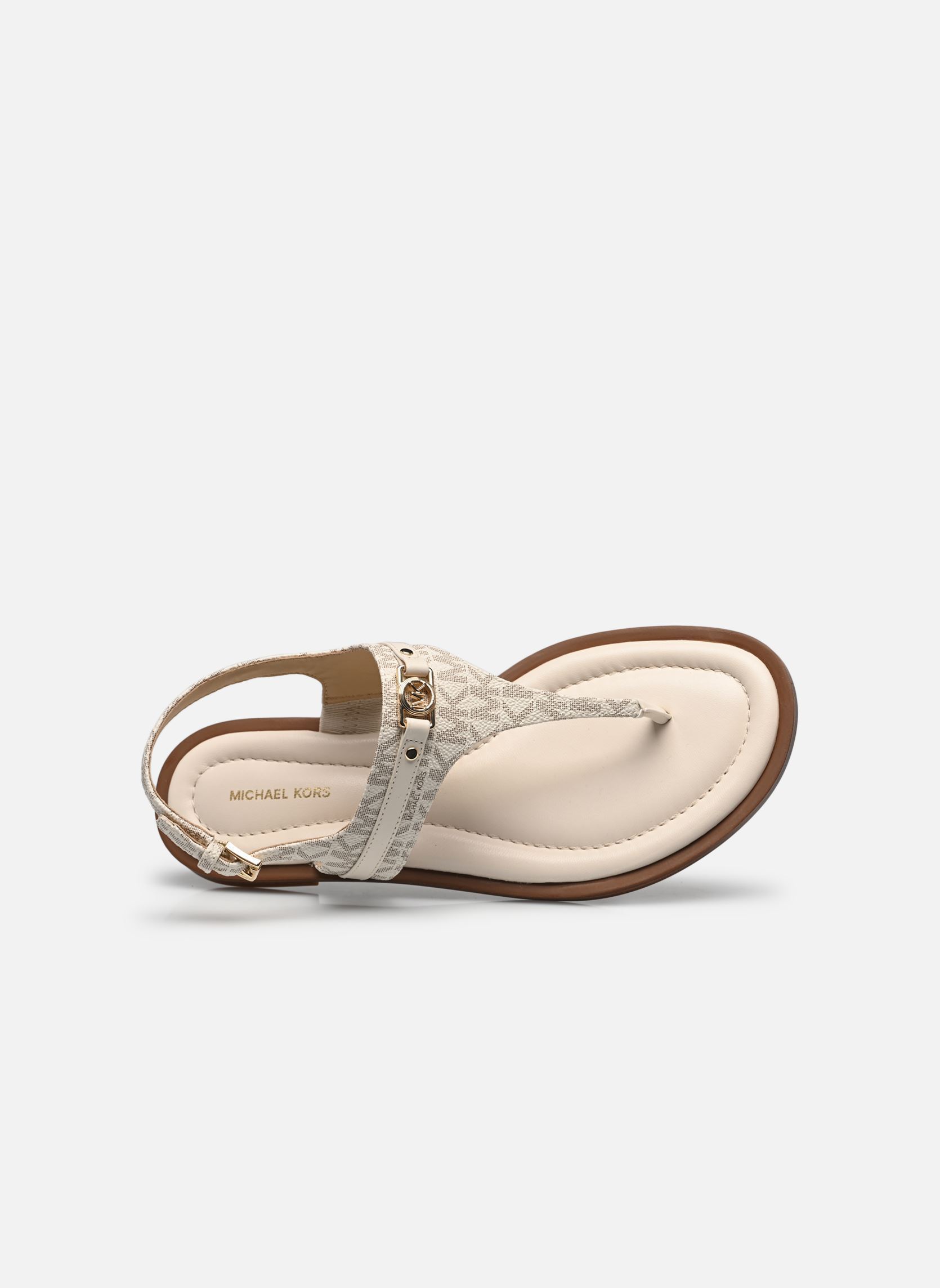 Sandalias planas MANDY THONG SANDAL mujer blanco Michael Michael Kors Sandalias planas MANDY THONG SANDAL mujer blanco Van/Cream