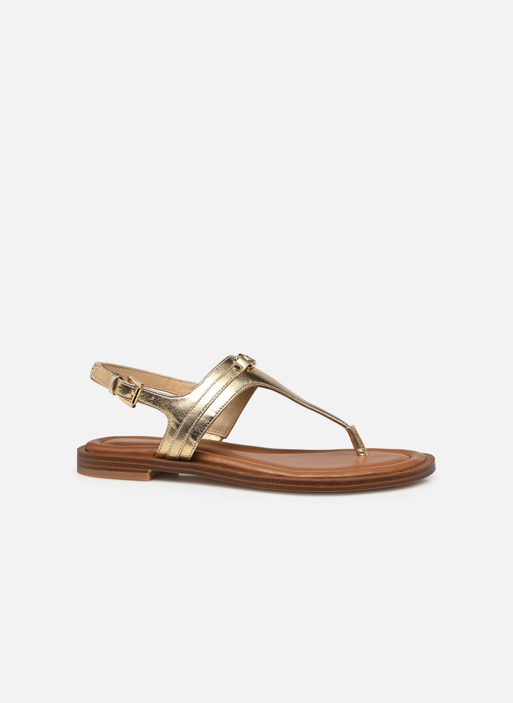 Sandalias planas MANDY THONG SANDAL mujer oro y bronce Michael Michael Kors Sandalias planas MANDY THONG SANDAL mujer oro y bronce Pale Gold