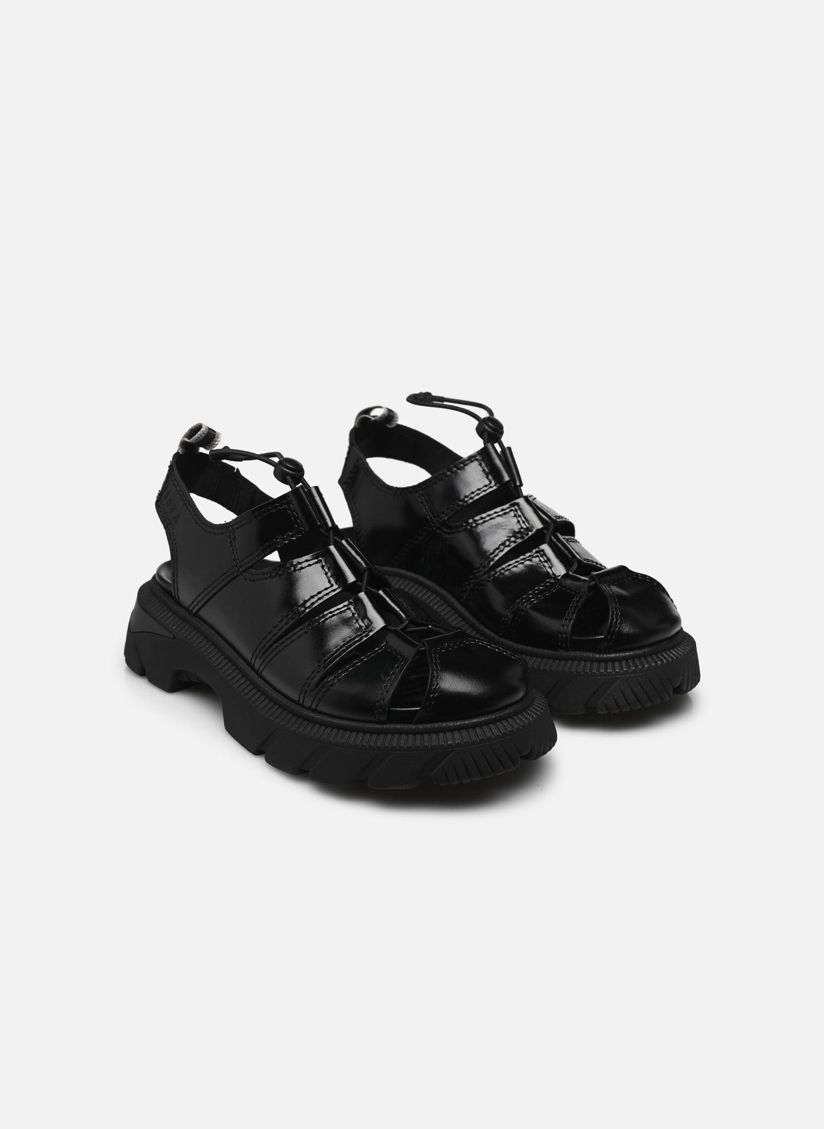 Sandales compensées et plateformes EUNICE BLACK SANDALS femme noir E8 by Miista Sandales compensées et plateformes EUNICE BLACK SANDALS femme noir BLACK