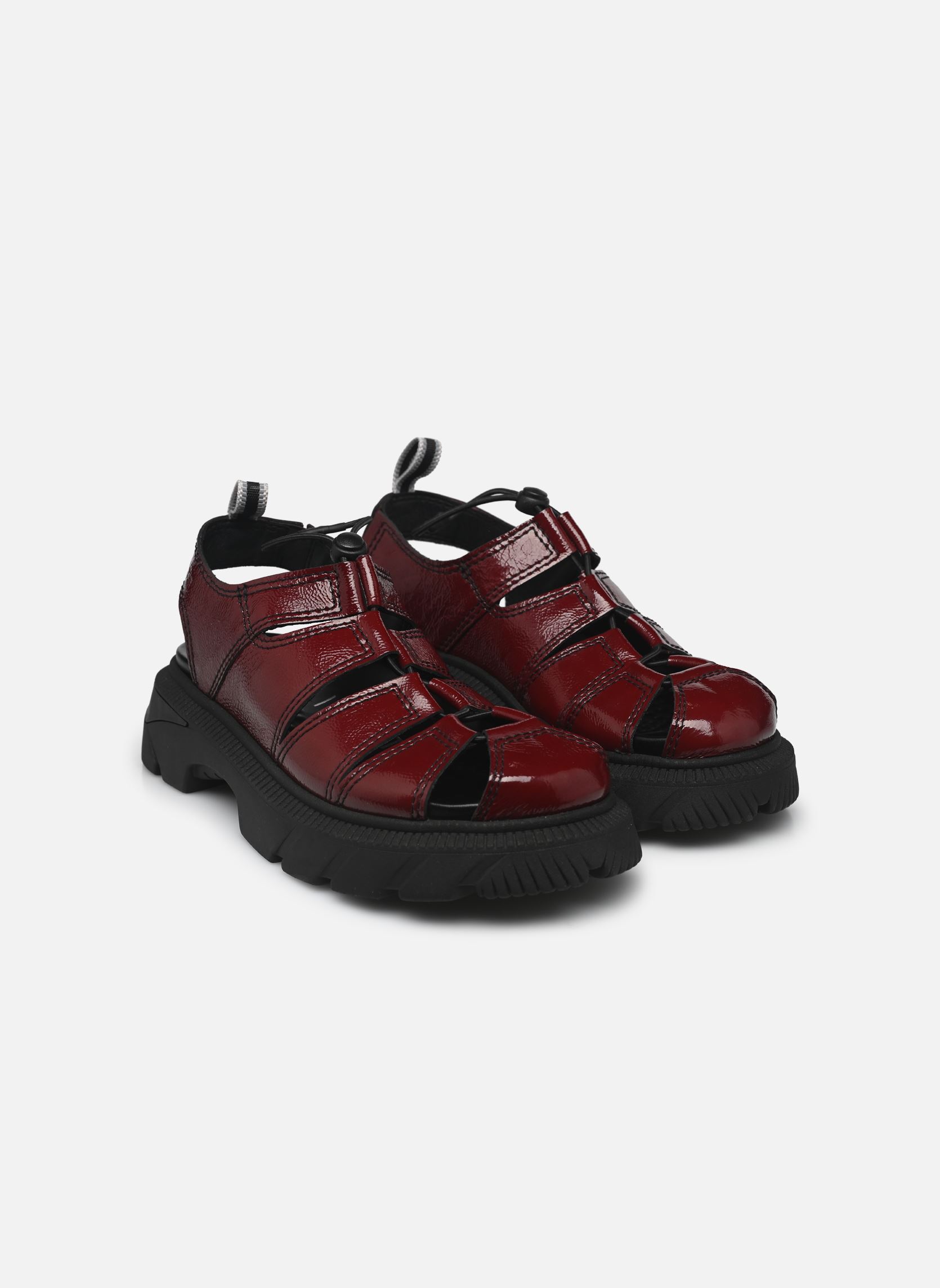 Keil- und Plateausandalen Eunice Burgundy Sandal damen rot E8 by Miista Keil- und Plateausandalen Eunice Burgundy Sandal damen rot RED