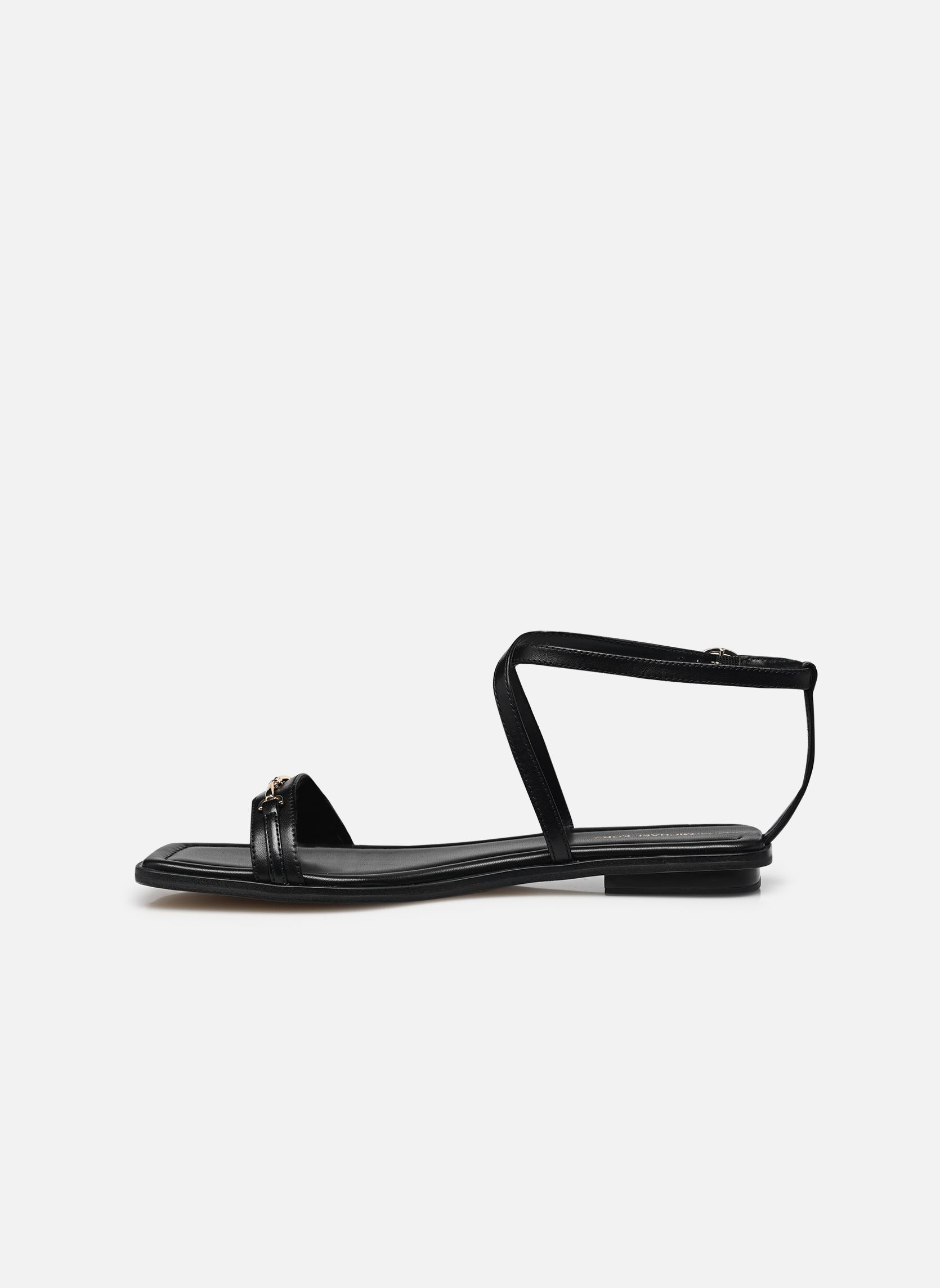 Sandales plates LENA FLAT SANDAL femme noir Michael Michael Kors Sandales plates LENA FLAT SANDAL femme noir BLACK