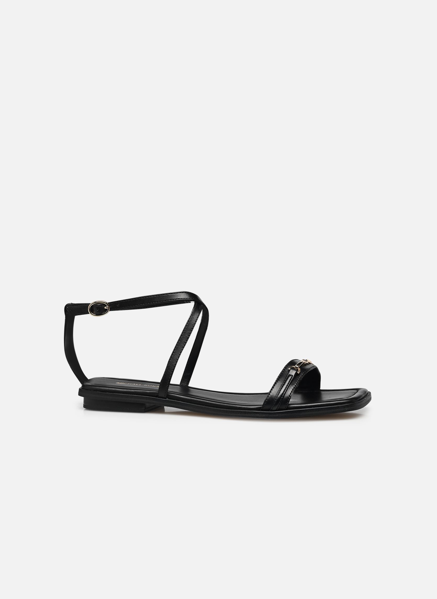 Sandales plates LENA FLAT SANDAL femme noir Michael Michael Kors Sandales plates LENA FLAT SANDAL femme noir BLACK