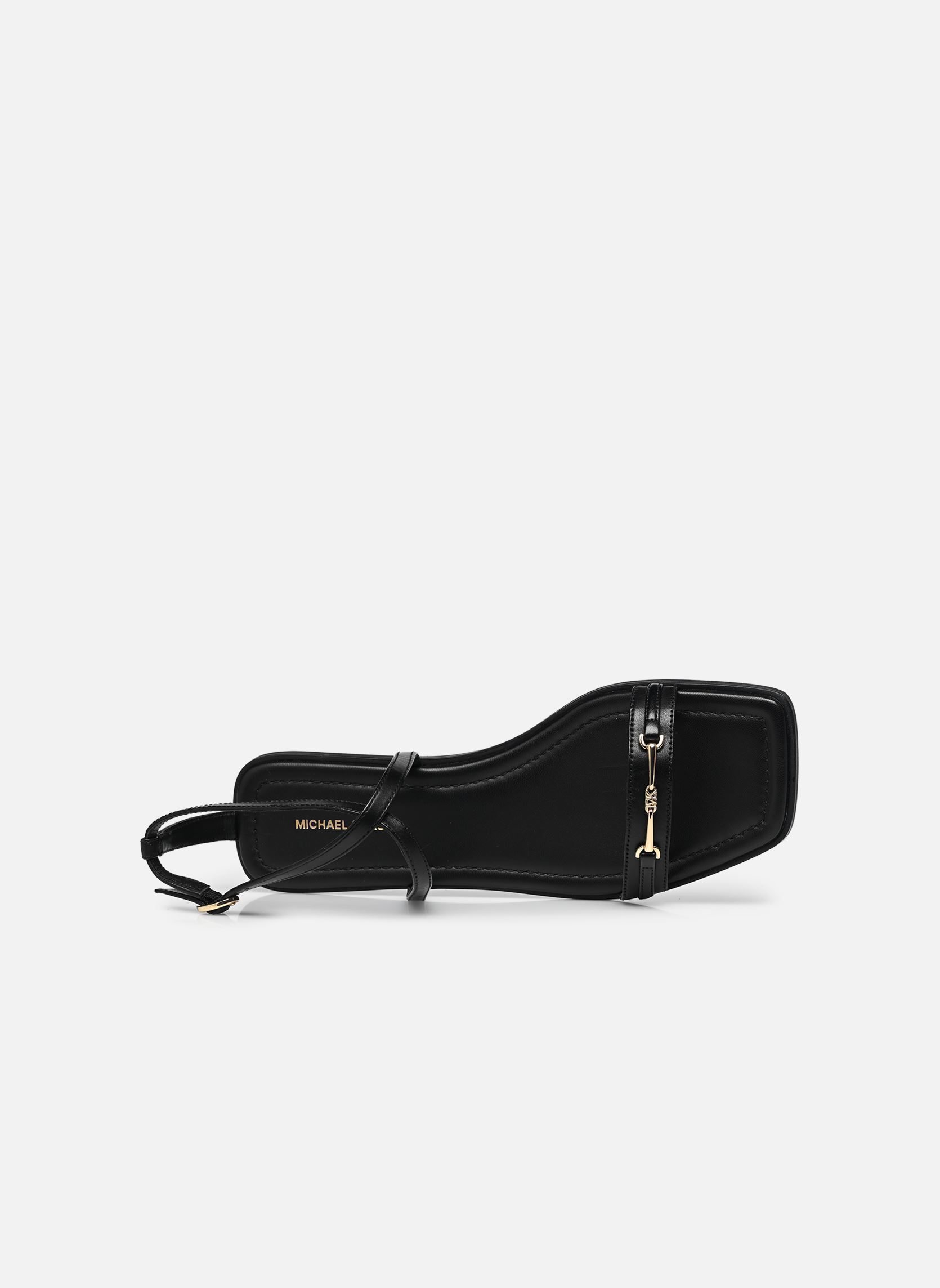 Sandales plates LENA FLAT SANDAL femme noir Michael Michael Kors Sandales plates LENA FLAT SANDAL femme noir BLACK