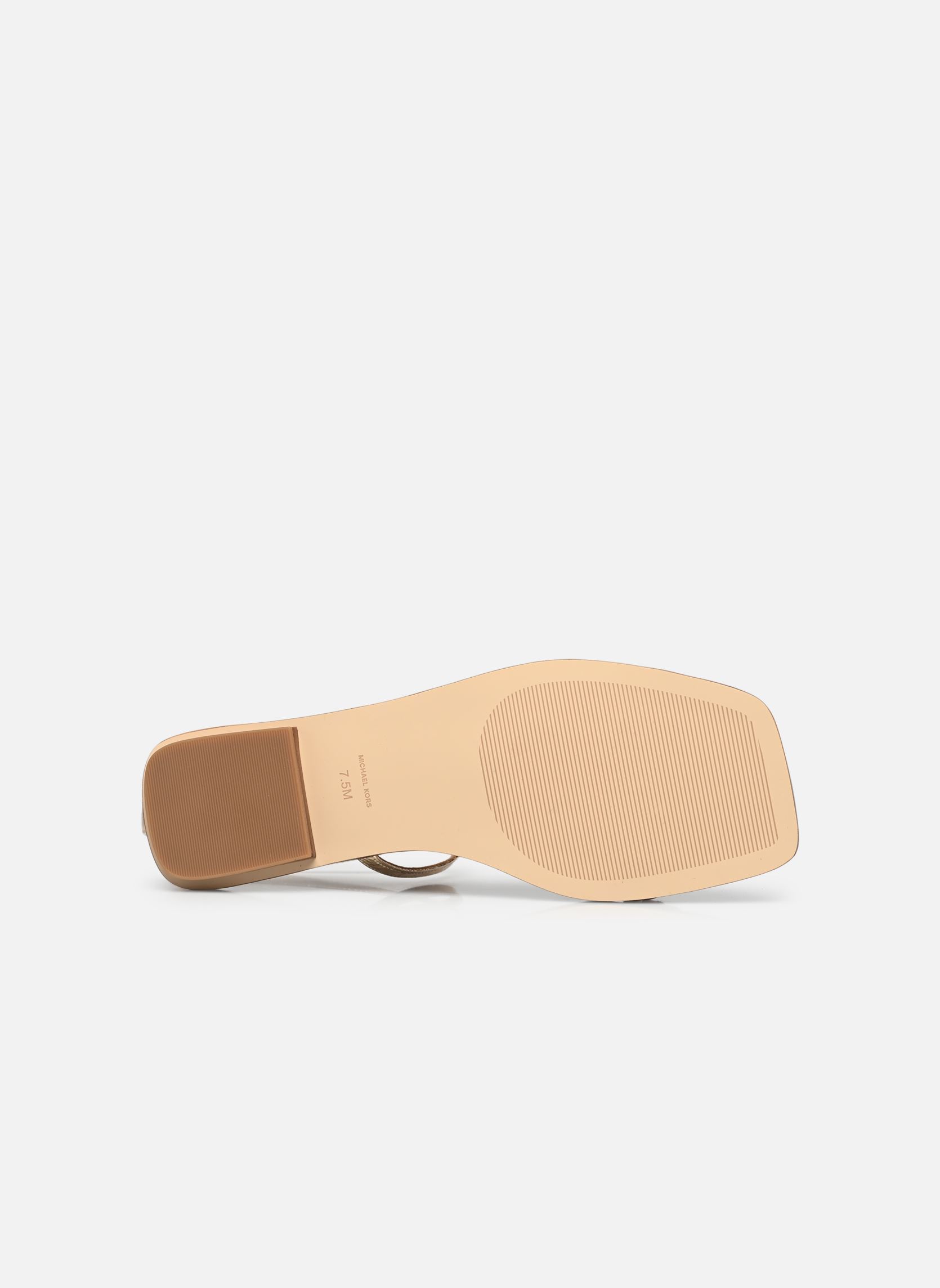 Sandales plates LENA FLAT SANDAL femme or et bronze Michael Michael Kors Sandales plates LENA FLAT SANDAL femme or et bronze PALE GOLD