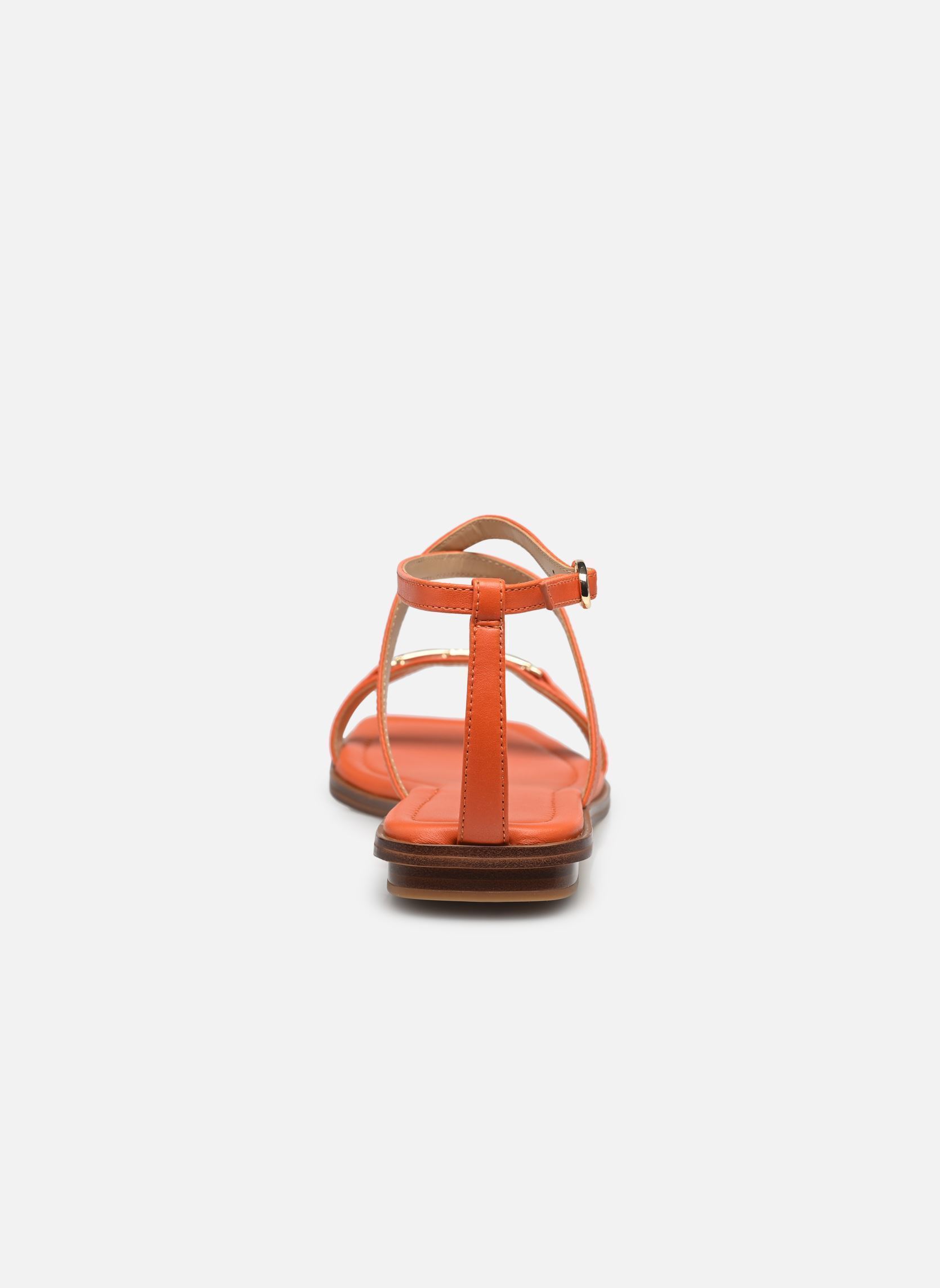 Flache Sandalen LENA FLAT SANDAL damen orange Michael Michael Kors Flache Sandalen LENA FLAT SANDAL damen orange ORANGE PUNCH