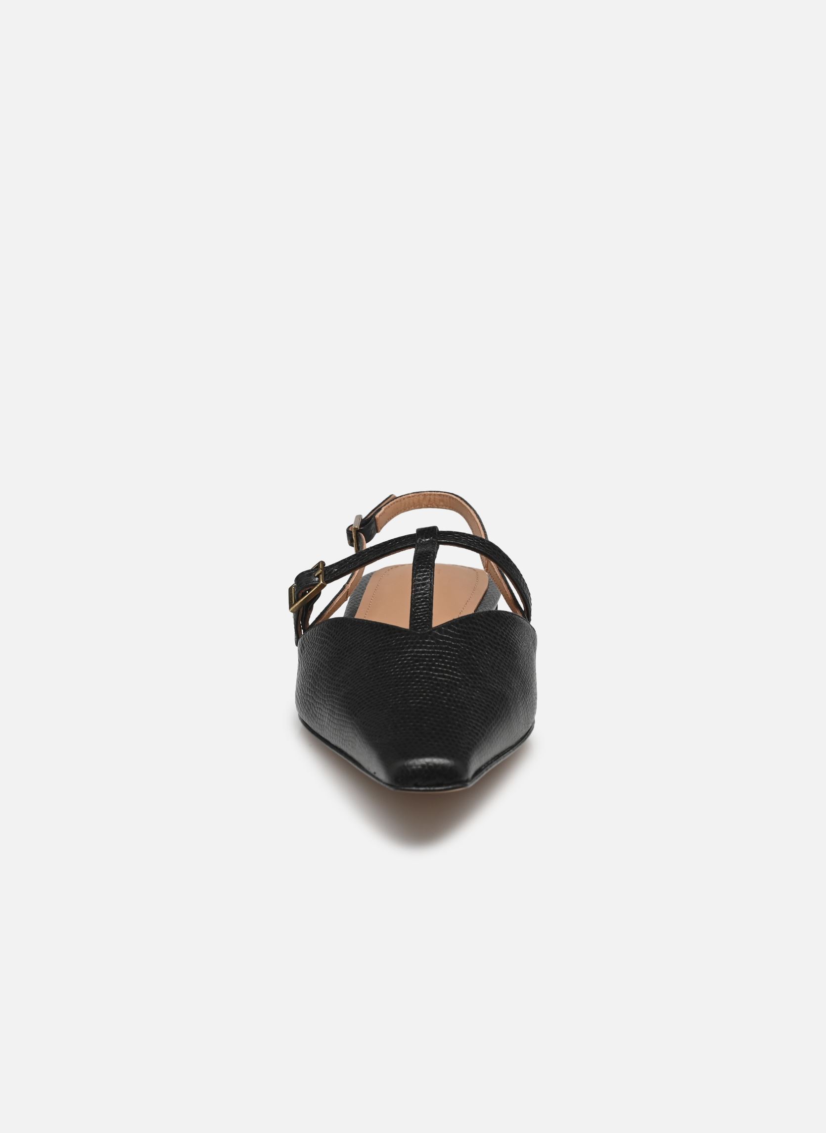Flache Sandalen Josefin damen schwarz Flattered Flache Sandalen Josefin damen schwarz LEATHER LIZZARD BLACK