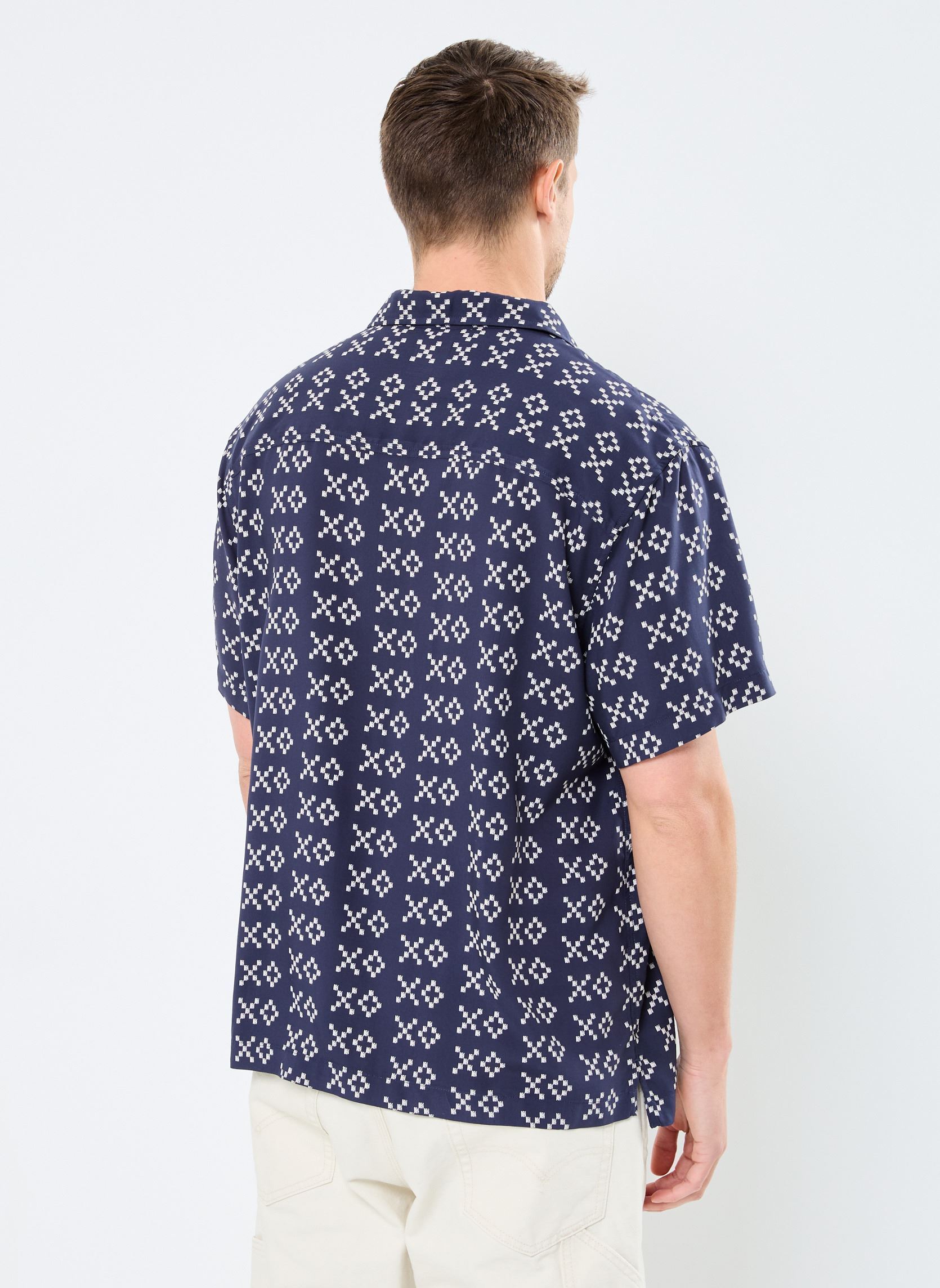 Chemises RESORT SHIRT homme bleu Lee Chemises RESORT SHIRT homme bleu RIVET ECRU