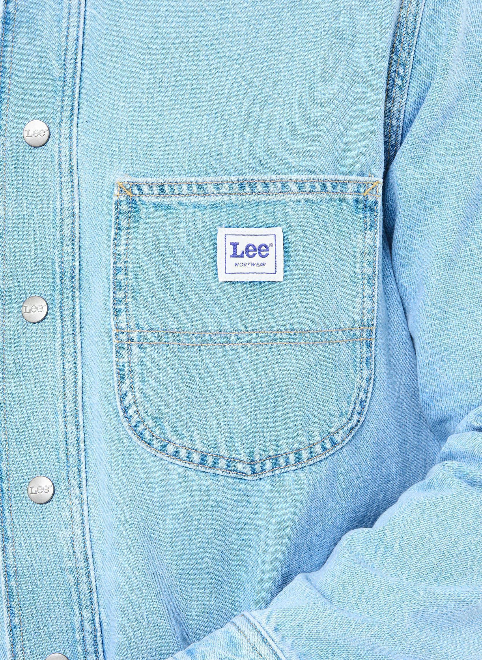 Chemises RLX WORKWEAR OVERSHIRT homme bleu Lee Chemises RLX WORKWEAR OVERSHIRT homme bleu SKYLINE WASH