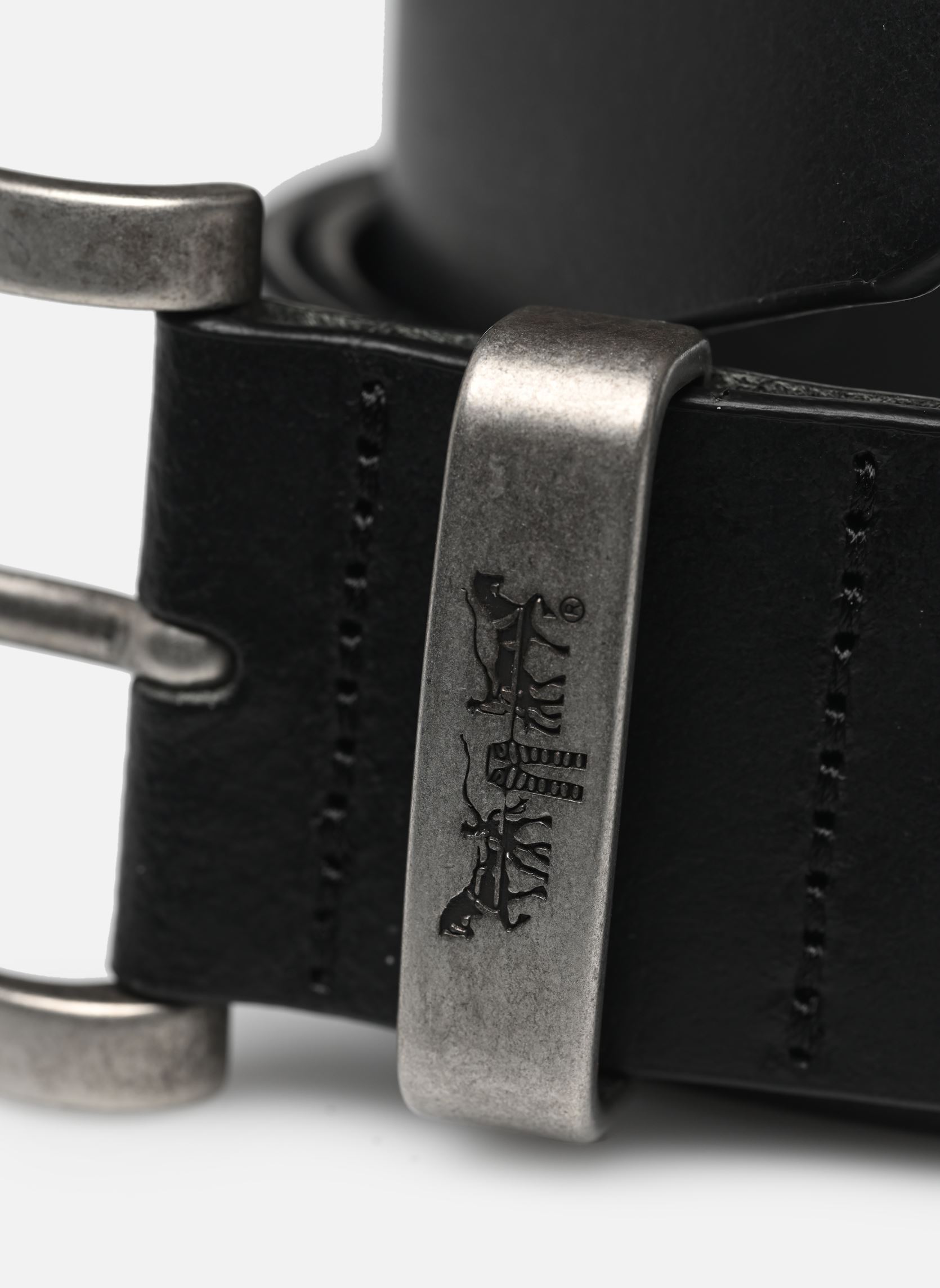 Ceintures Metal Two Horse Keeper Belt Ov homme noir Levi's Ceintures Metal Two Horse Keeper Belt Ov homme noir REGULAR BLACK