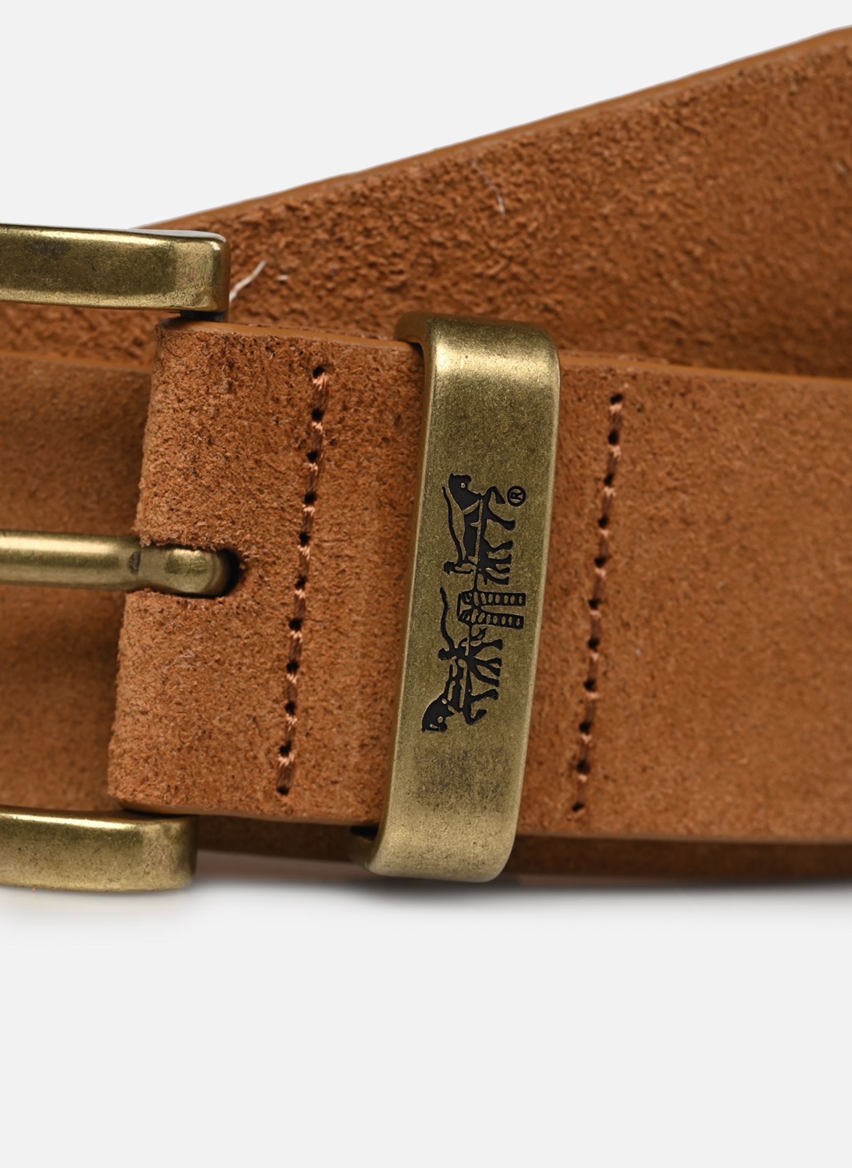 Cinturones Metal Two Horse Keeper Belt Ov hombre marrón Levi's Cinturones Metal Two Horse Keeper Belt Ov hombre marrón CARAMEL CAFE