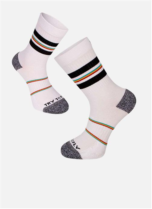 Try To Fly Chaussettes Chaussettes Active Life Style - Blanc, style rétro blanc