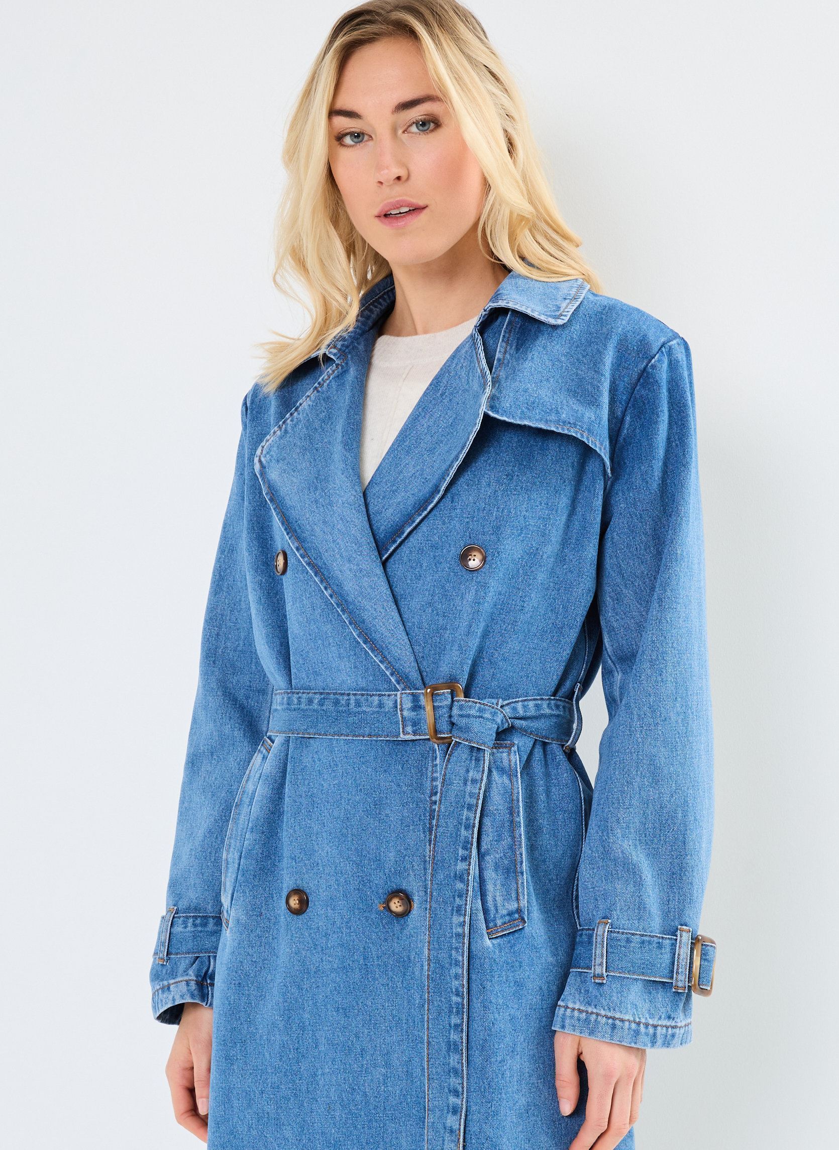 Trenchcoats Farago dames blauw La Petite Etoile Trenchcoats Farago dames blauw Stone
