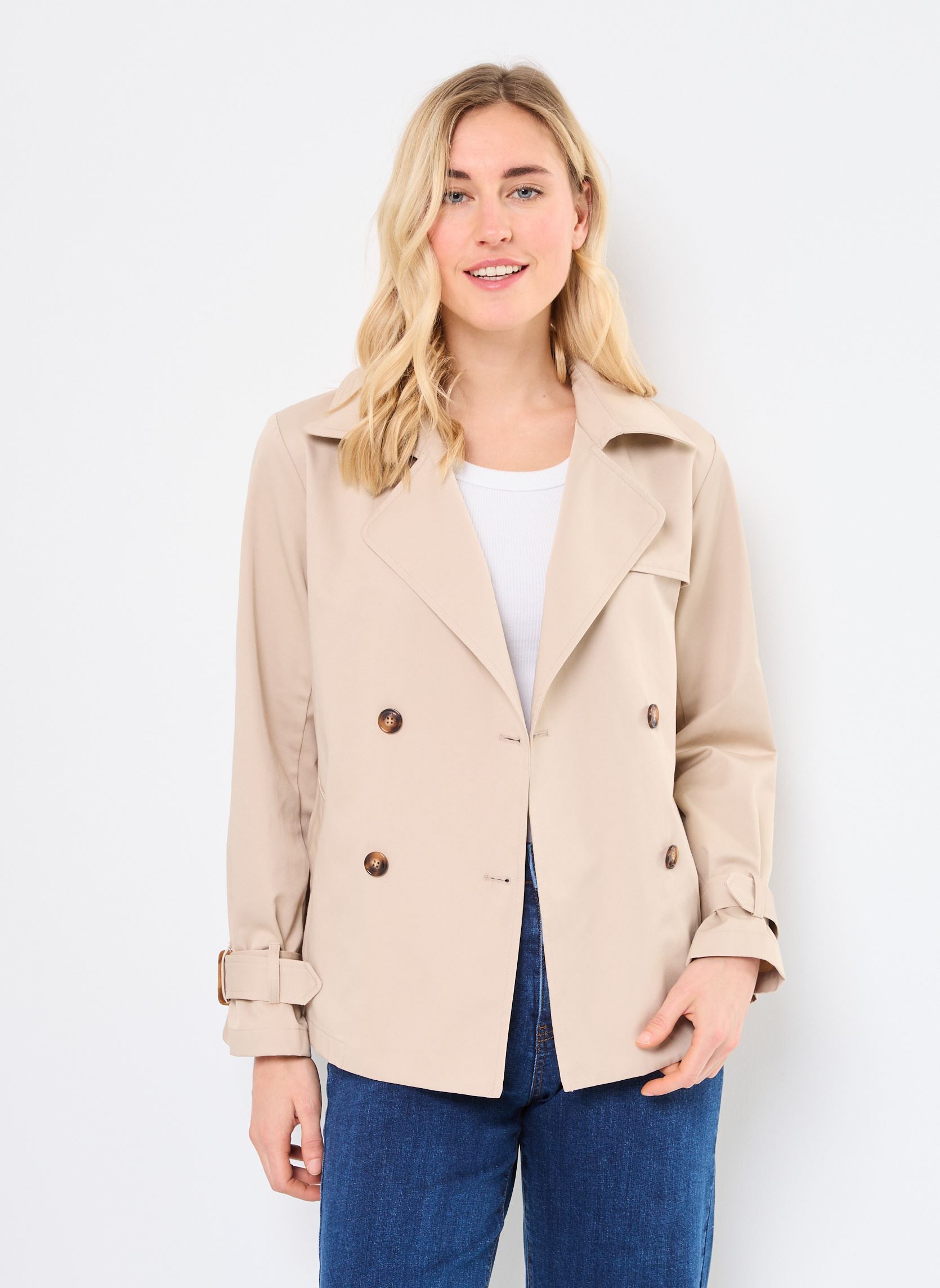 Trenchcoats Narago dames beige La Petite Etoile Trenchcoats Narago dames beige Beige