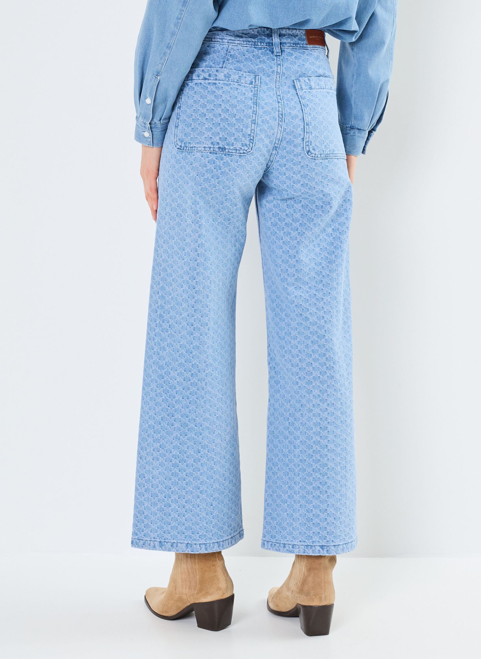 Jeans droit Paphos femme bleu La Petite Etoile Jeans droit Paphos femme bleu Stone