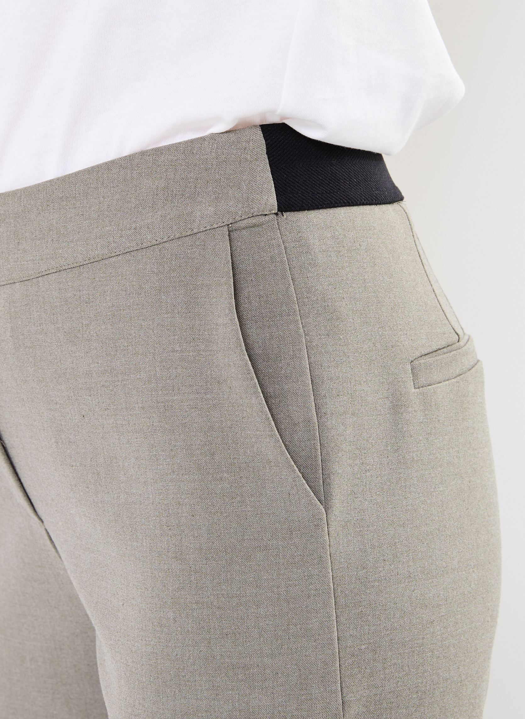 Straight Leg Hosen Perry damen grau La Petite Etoile Straight Leg Hosen Perry damen grau Gris