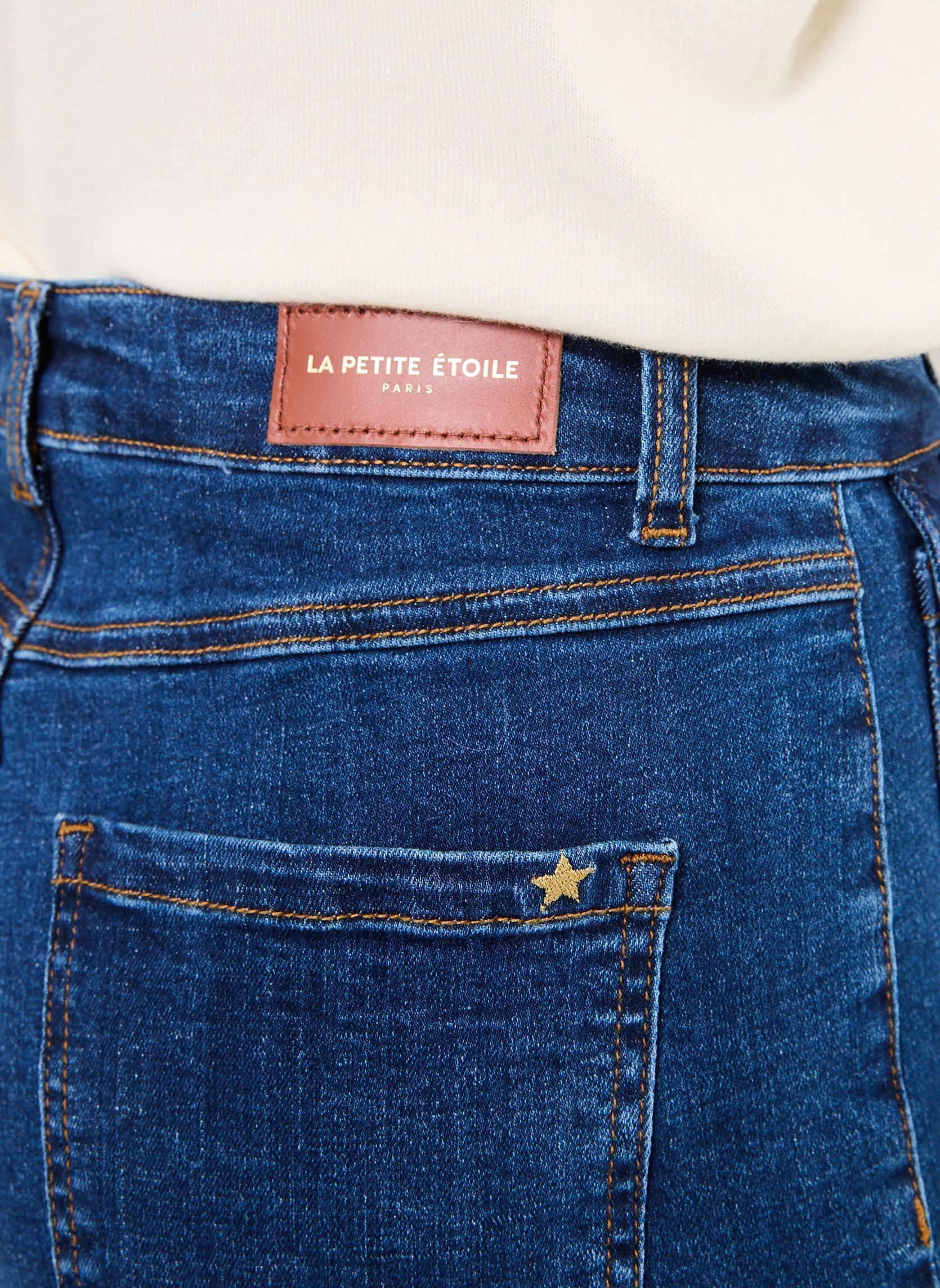 Flared jeans Peyton dames blauw La Petite Etoile Flared jeans Peyton dames blauw WASH