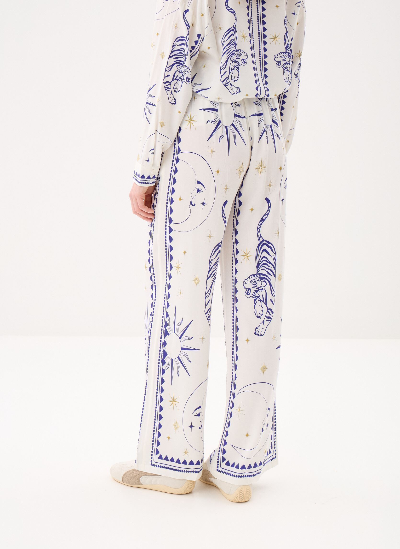 Pantalons larges Polia femme multicolore La Petite Etoile Pantalons larges Polia femme multicolore TIGRE,Tigre
