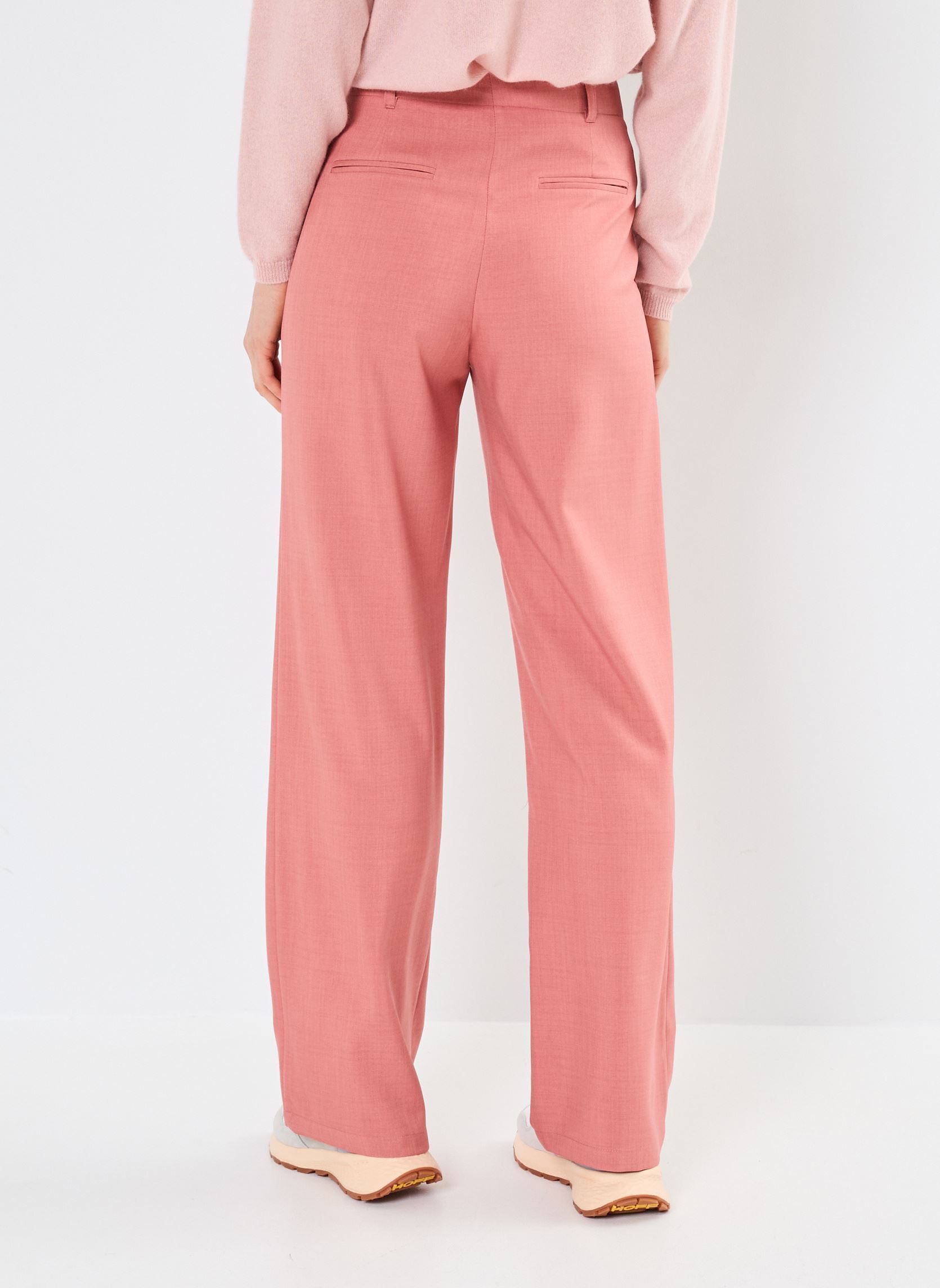 Pantalones anchos Polimo mujer rosa La Petite Etoile Pantalones anchos Polimo mujer rosa VIEUX ROSE