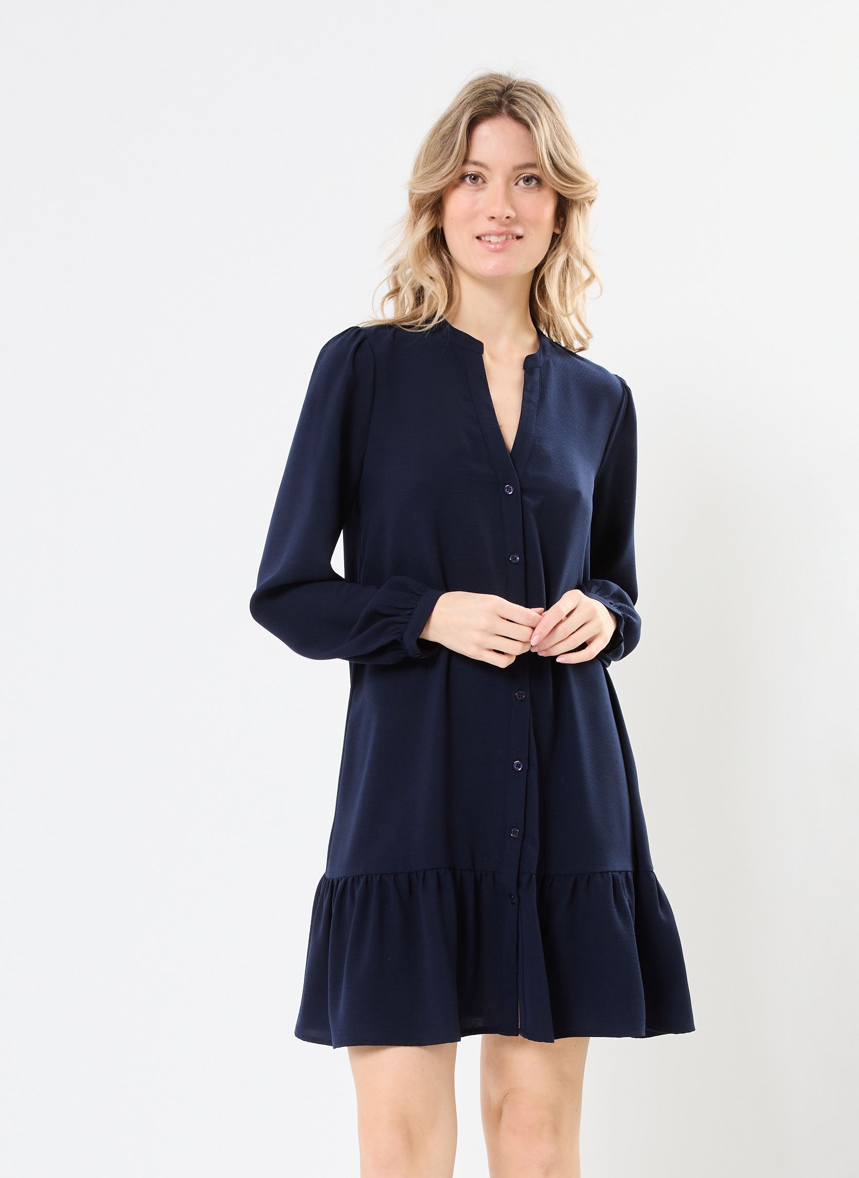 Jurken Robbie dames blauw La Petite Etoile Jurken Robbie dames blauw Marine