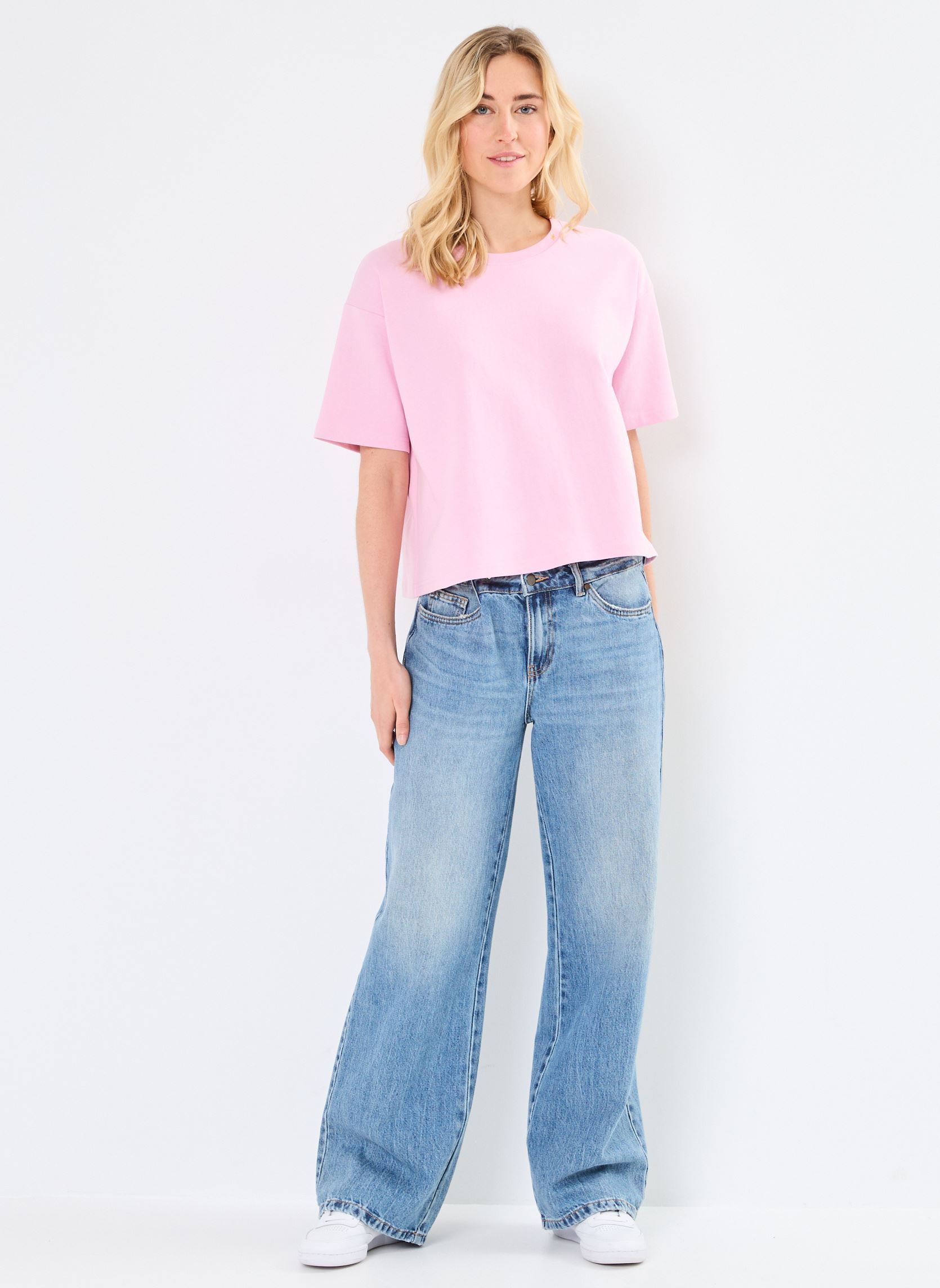 Tee-shirts manches courtes Tais femme rose La Petite Etoile Tee-shirts manches courtes Tais femme rose ROSE