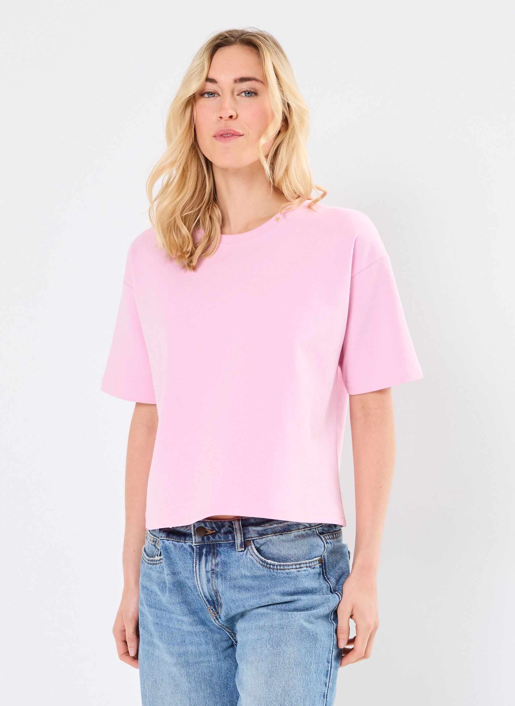 Tee-shirts manches courtes Tais femme rose La Petite Etoile Tee-shirts manches courtes Tais femme rose ROSE