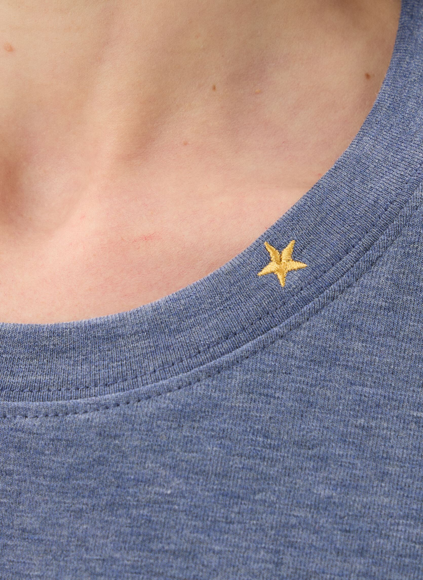 Tee-shirts manches courtes Tais femme bleu La Petite Etoile Tee-shirts manches courtes Tais femme bleu BLEU GRIS