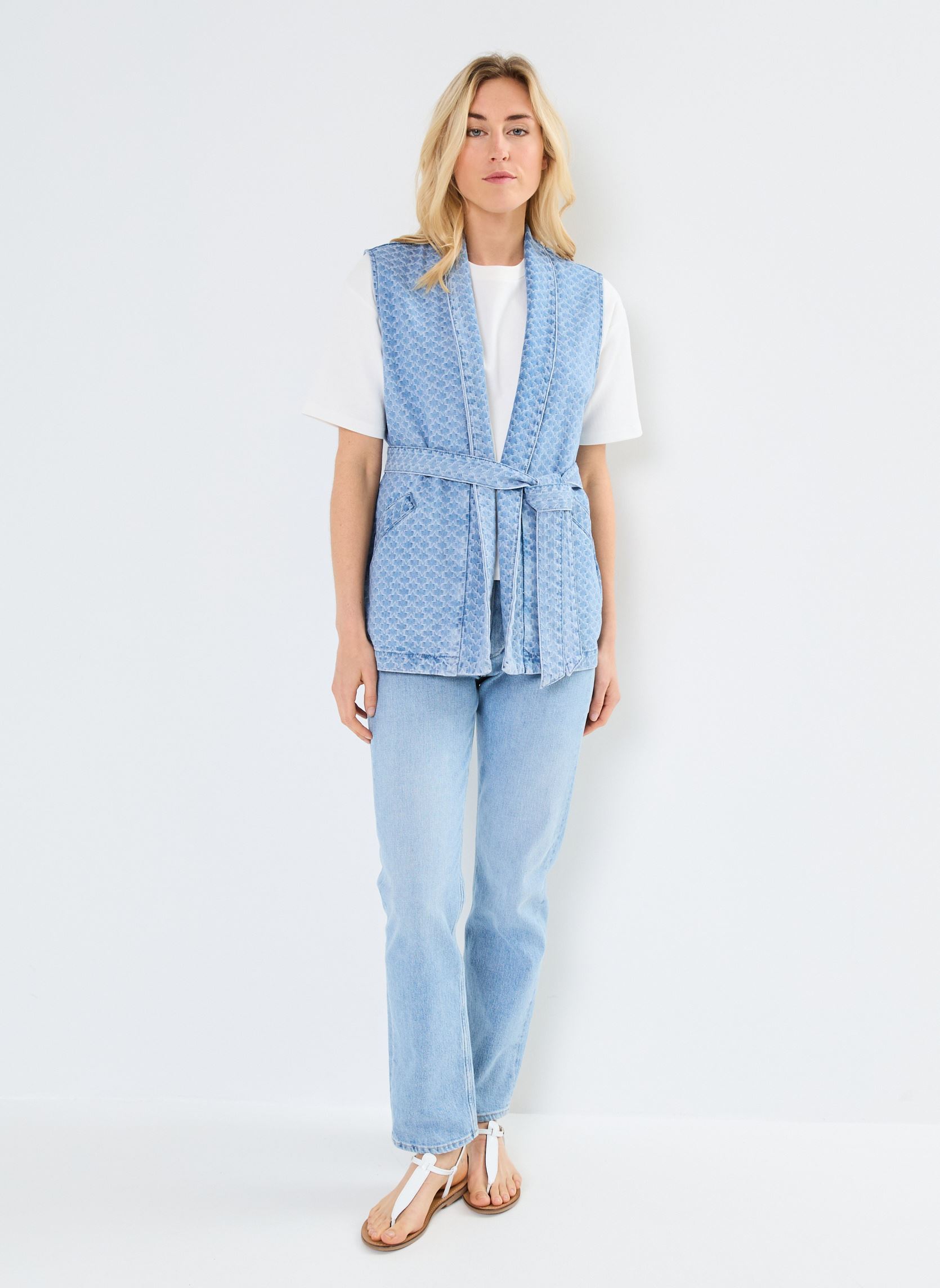 Vestes sans manches Verany femme bleu La Petite Etoile Vestes sans manches Verany femme bleu Stone