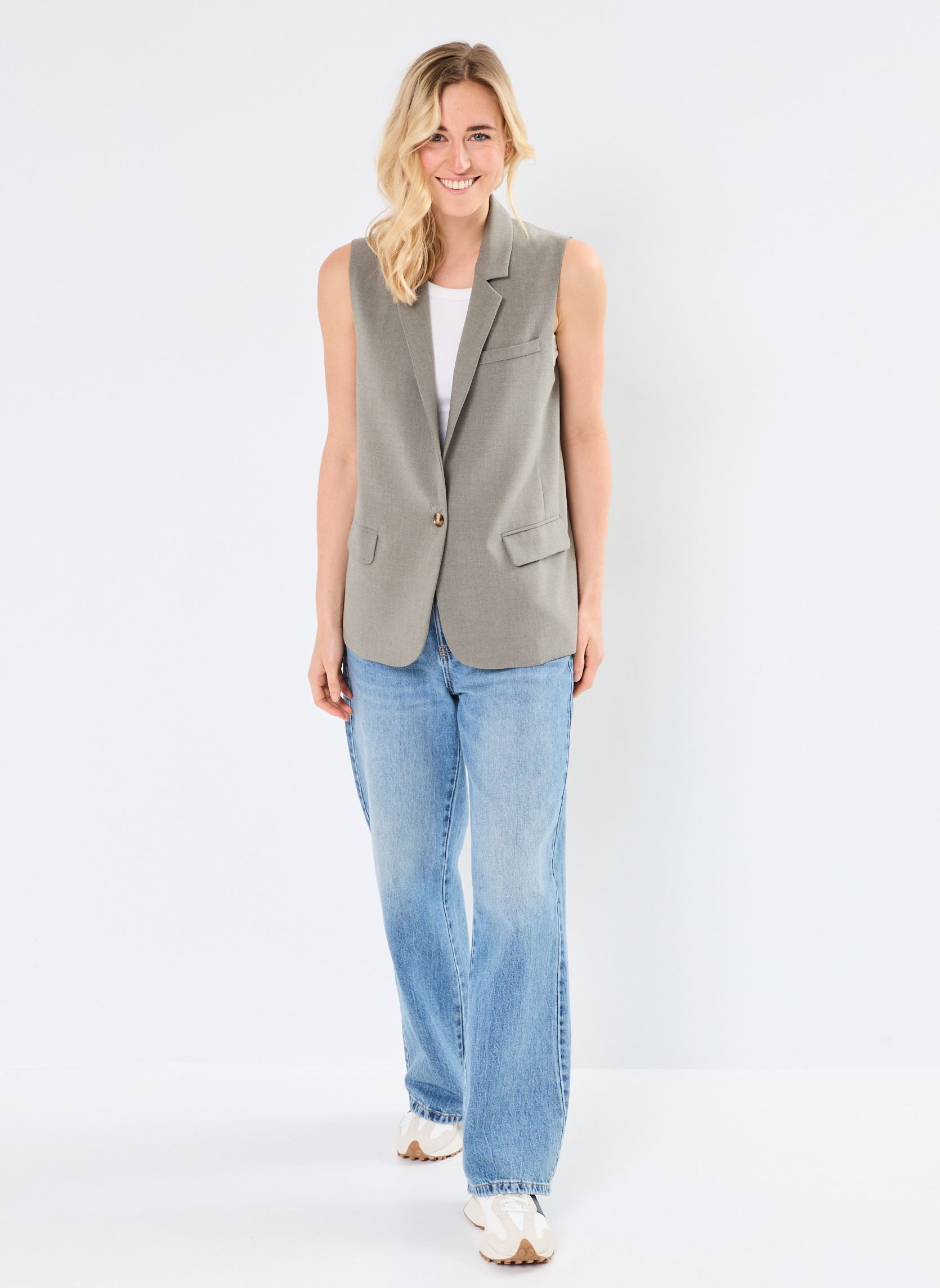Blazer Vidas dames grijs La Petite Etoile Blazer Vidas dames grijs Gris