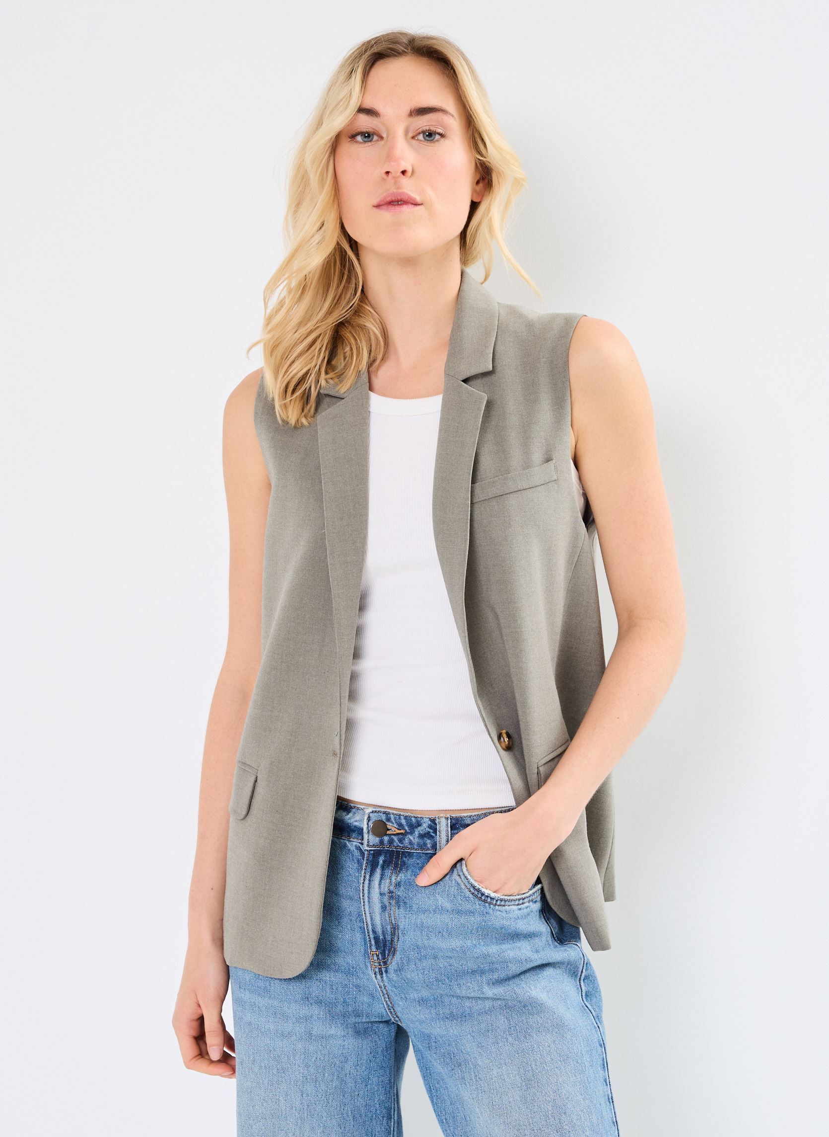 Blazer Vidas dames grijs La Petite Etoile Blazer Vidas dames grijs Gris