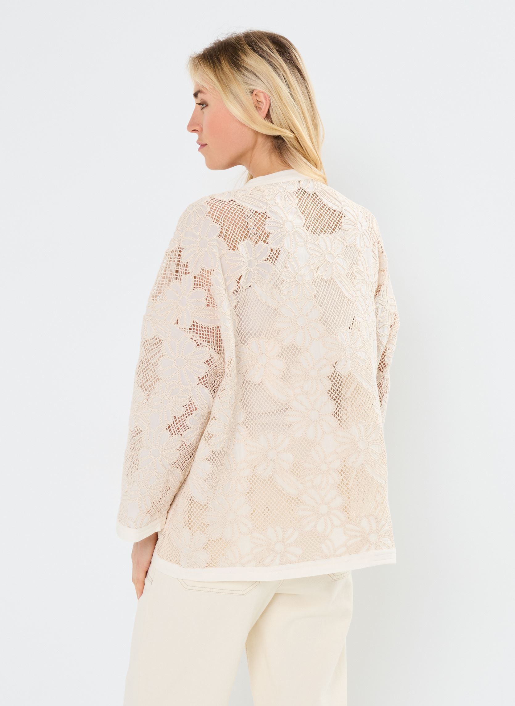 Gilets Violaine femme beige La Petite Etoile Gilets Violaine femme beige BEIGE