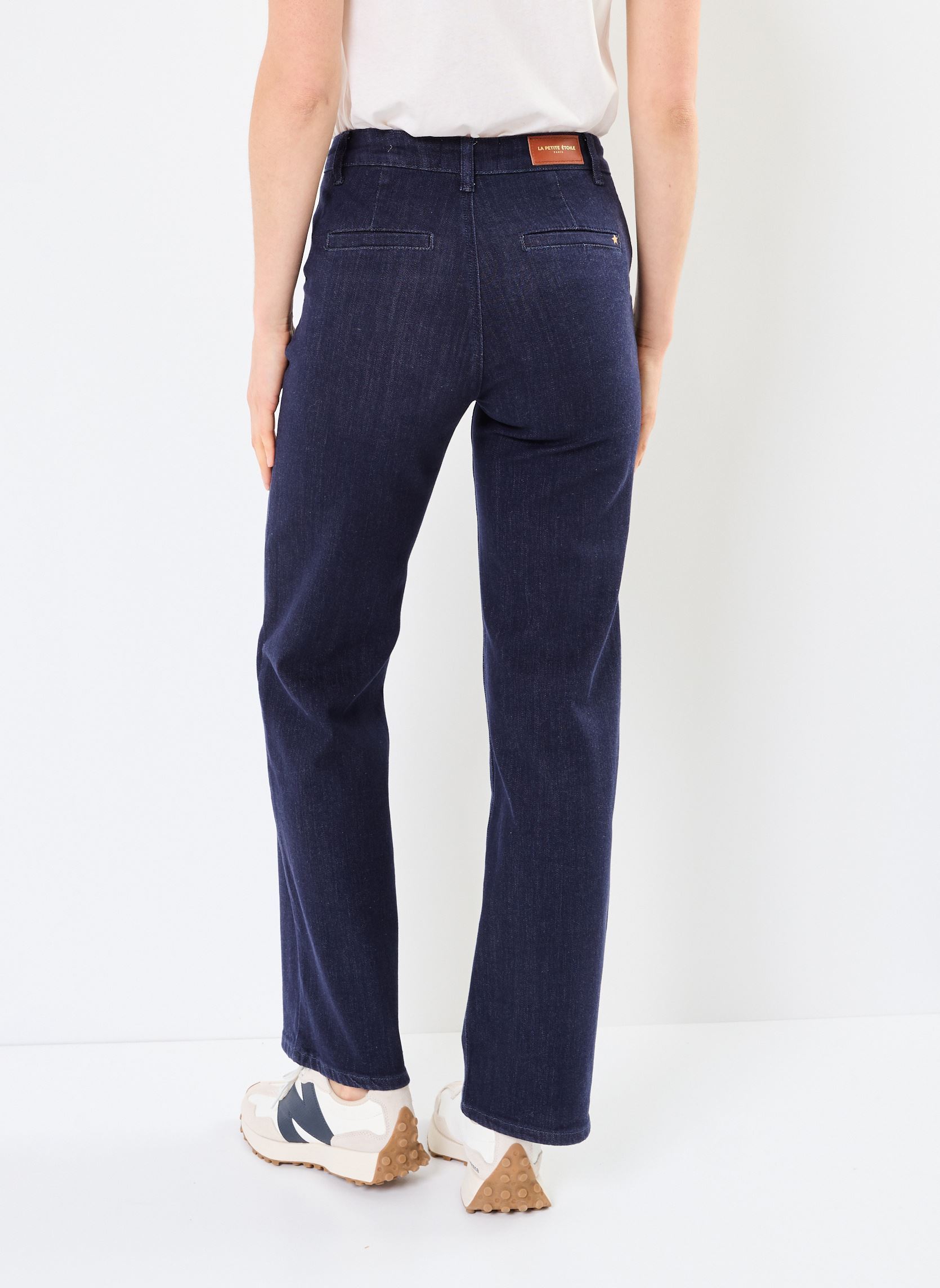 Rechte jeans / Straight Leg Jeans Imogen dames blauw La Petite Etoile Rechte jeans / Straight Leg Jeans Imogen dames blauw Brut