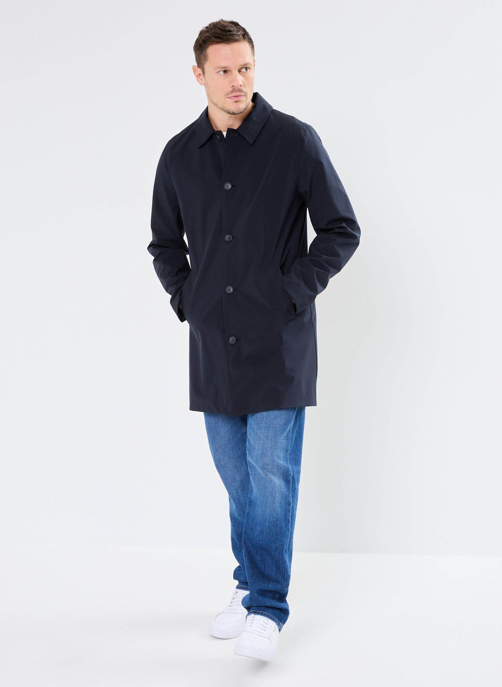 Vestes CFOLIVIER 0129 mac jacket homme bleu Casual Friday Vestes CFOLIVIER 0129 mac jacket homme bleu DARK NAVY