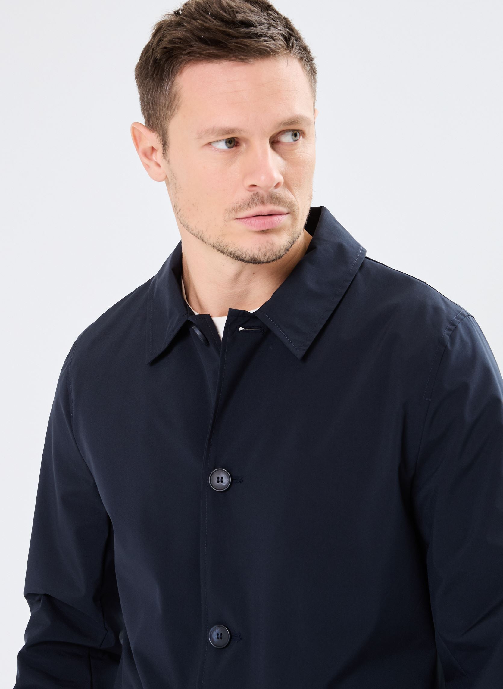 Vestes CFOLIVIER 0129 mac jacket homme bleu Casual Friday Vestes CFOLIVIER 0129 mac jacket homme bleu DARK NAVY