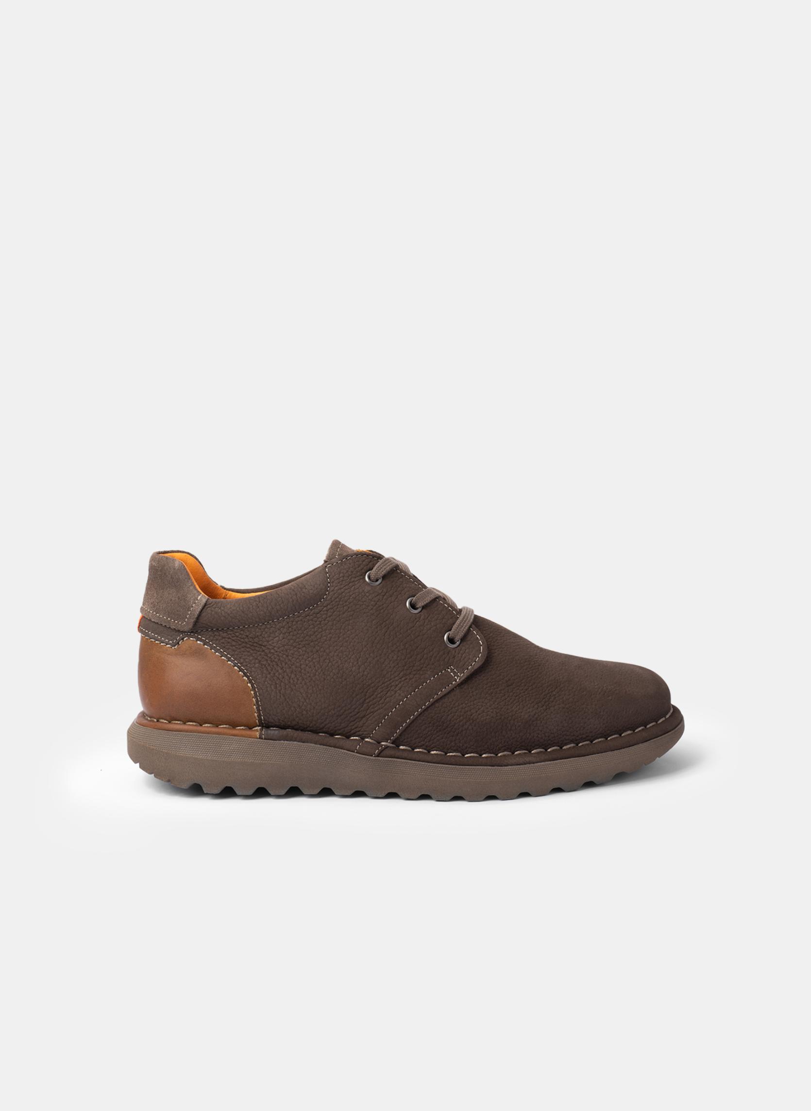 Bottes Chukka Homme Born Taille 11 M (44 EU) - Cuir Marron Lacets - Occasion Très Bon état