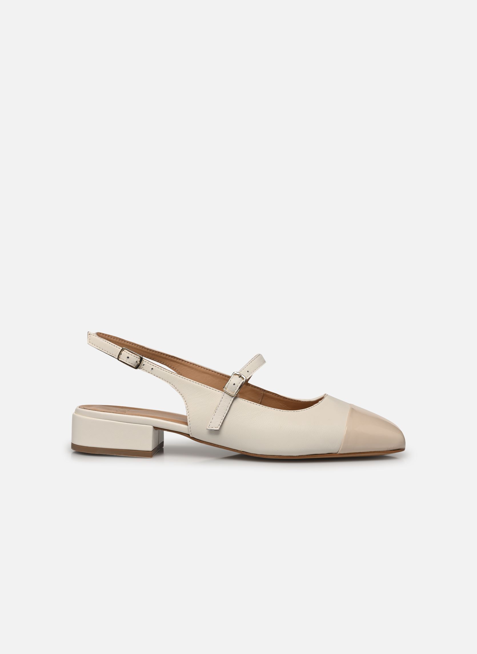 Slingback pumps Darlana dames wit Eram Slingback pumps Darlana dames wit Ecru