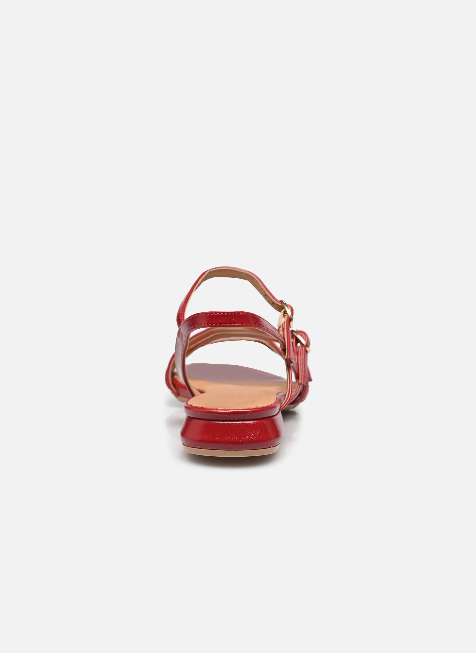 Sandales plates Poline femme rouge Eram Sandales plates Poline femme rouge Rouge