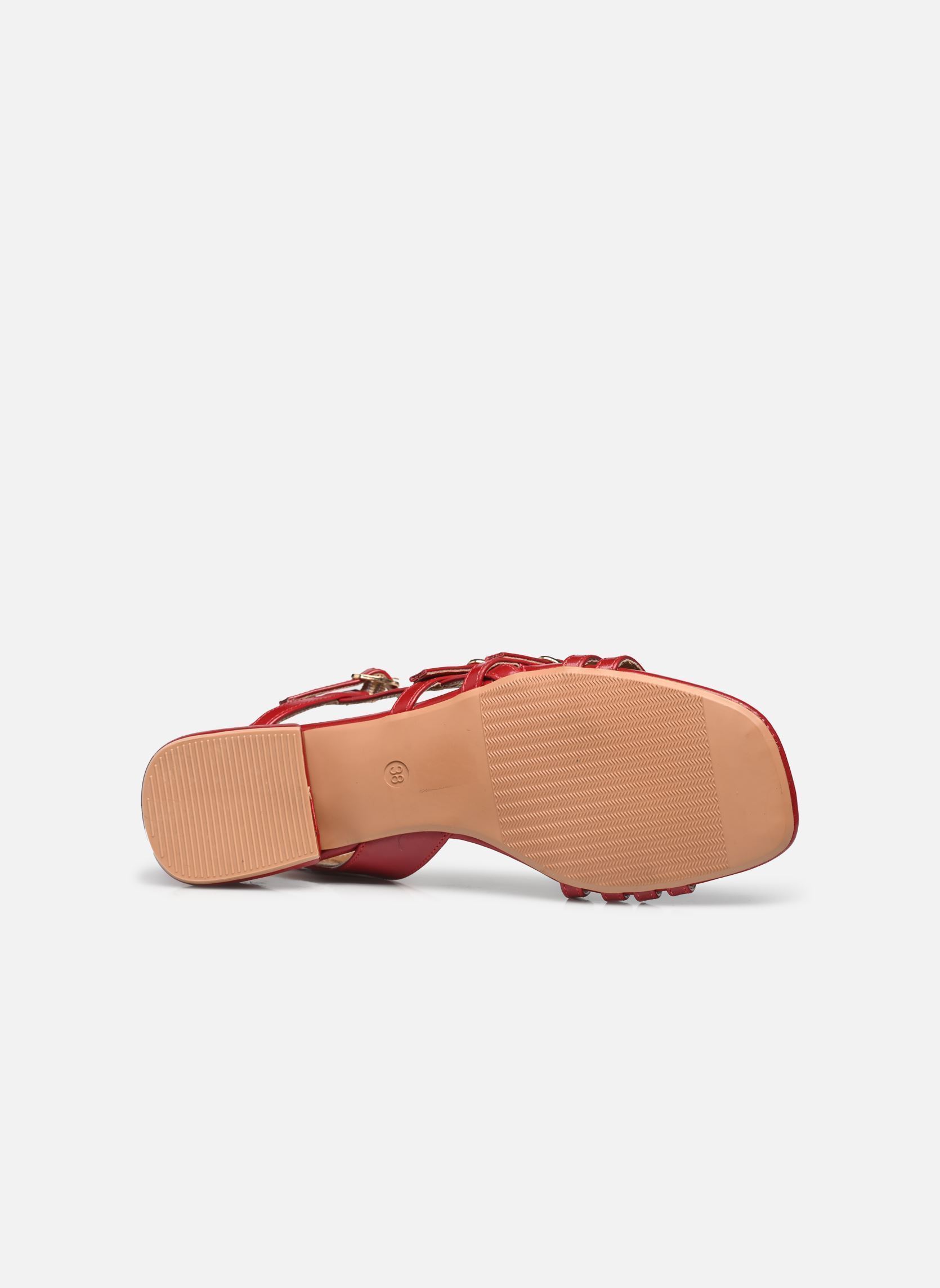 Sandales plates Poline femme rouge Eram Sandales plates Poline femme rouge Rouge