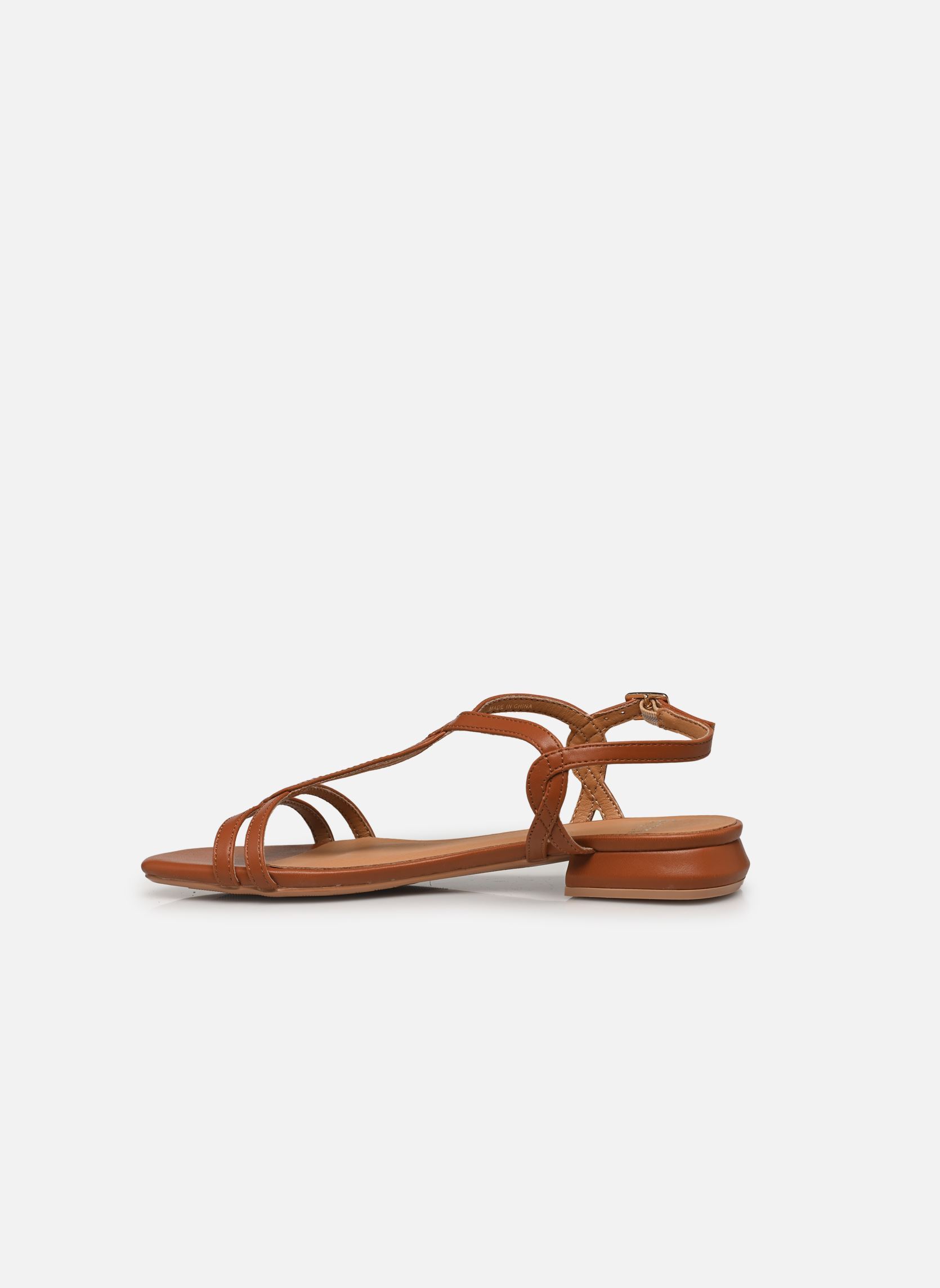 Sandalias planas Noelline mujer marrón Eram Sandalias planas Noelline mujer marrón Cognac