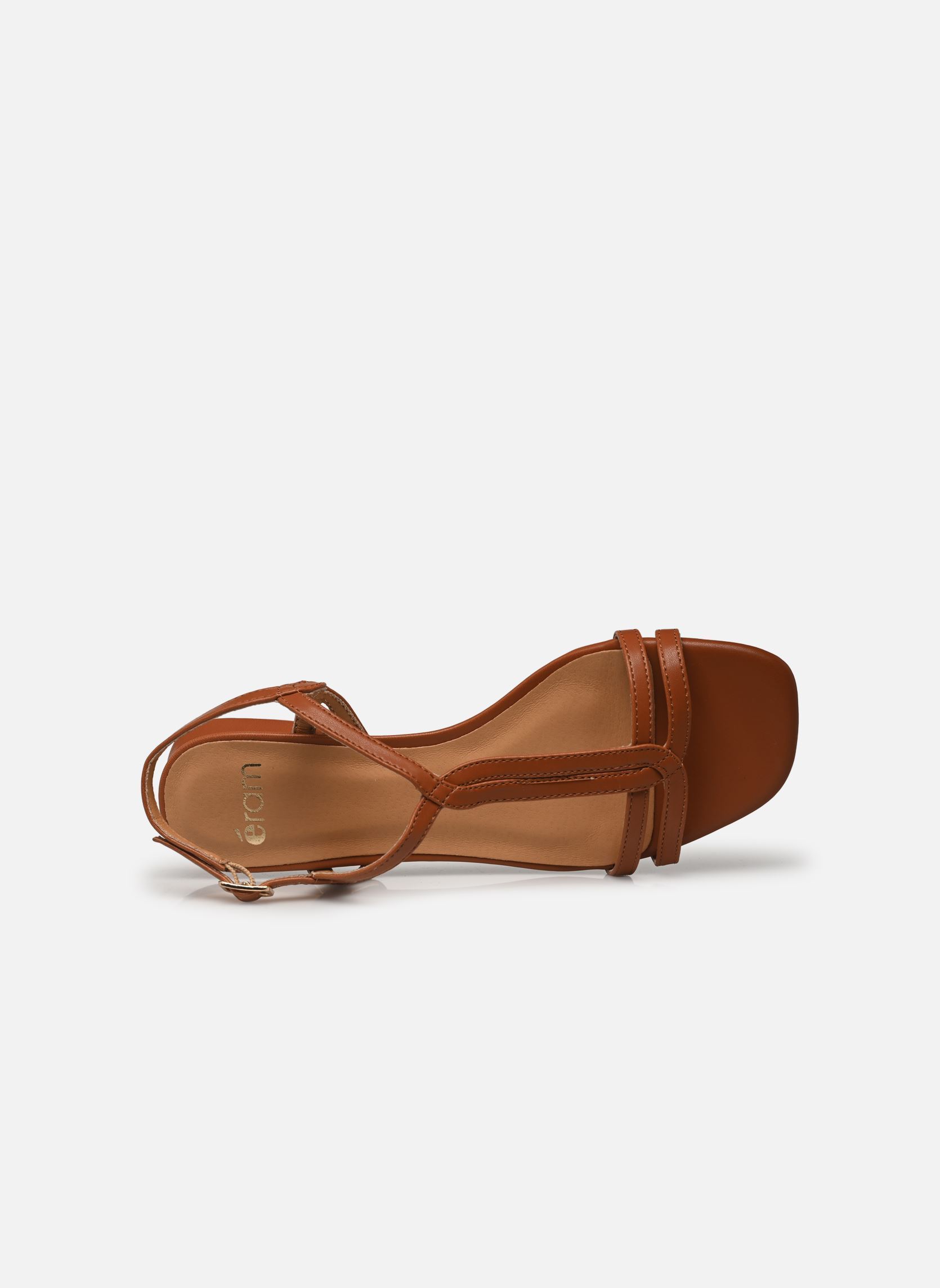 Sandalias planas Noelline mujer marrón Eram Sandalias planas Noelline mujer marrón Cognac