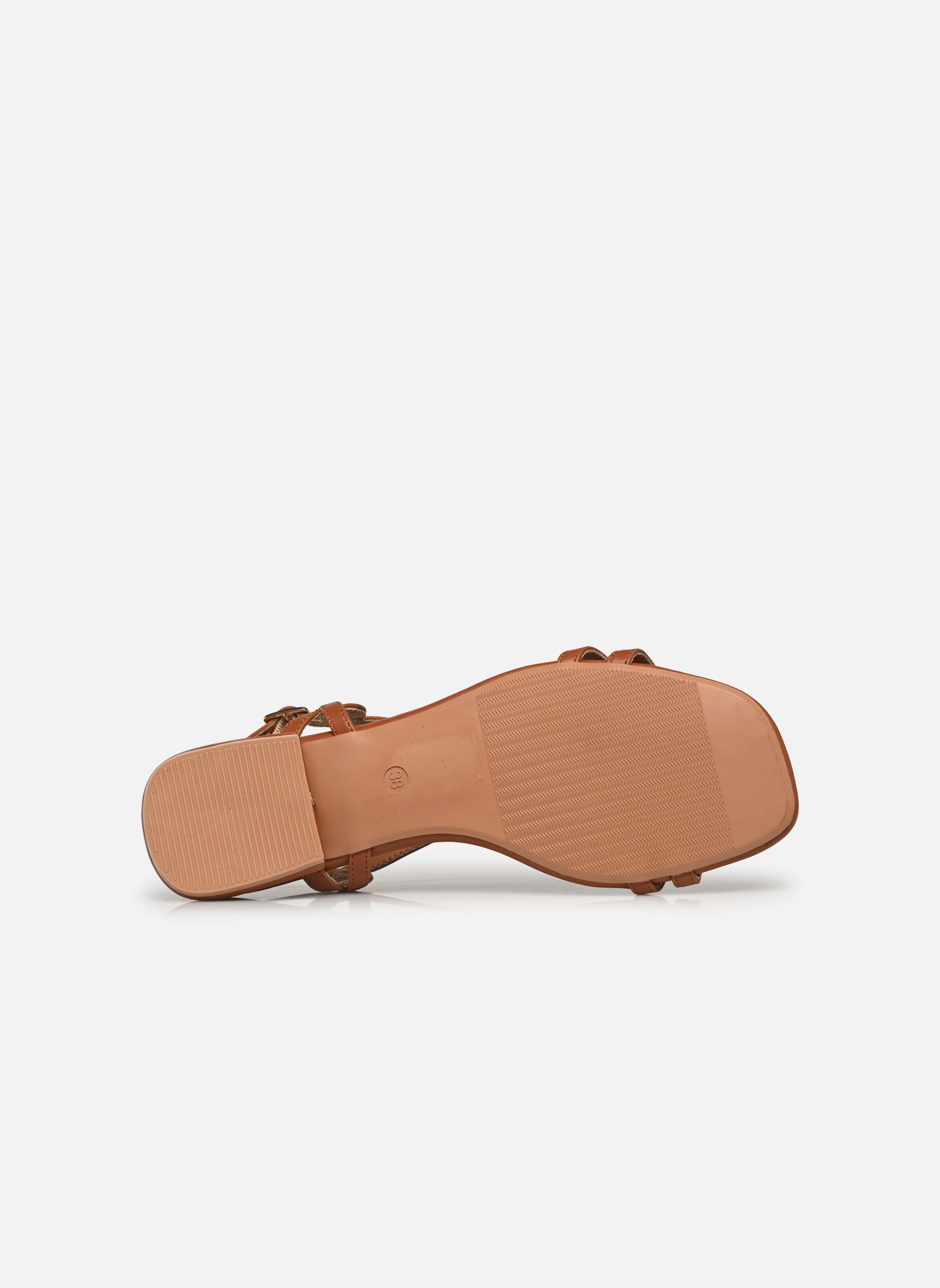 Sandalias planas Noelline mujer marrón Eram Sandalias planas Noelline mujer marrón Cognac